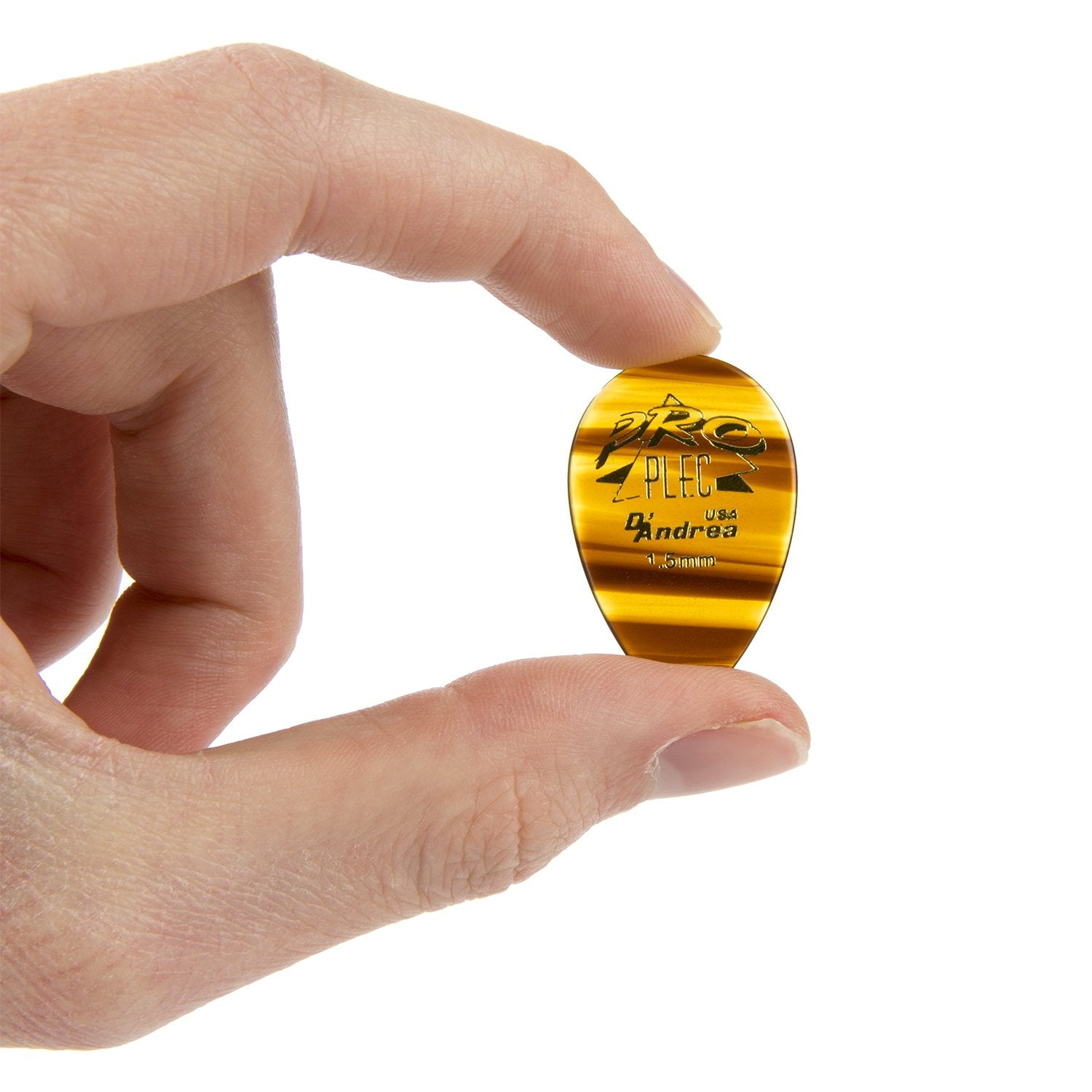 Dandrea Pro-354 Pro Plec, Small Round, Teardrop 12-Piece Shell, 1.5Mm