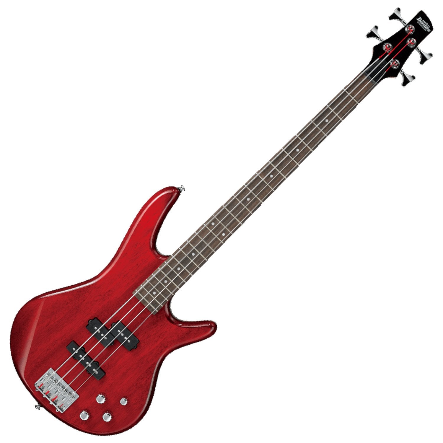 Ibanez Gsr 4 String Bass Guitar, Right Handed, Transparent Red (Gsr200Tr)
