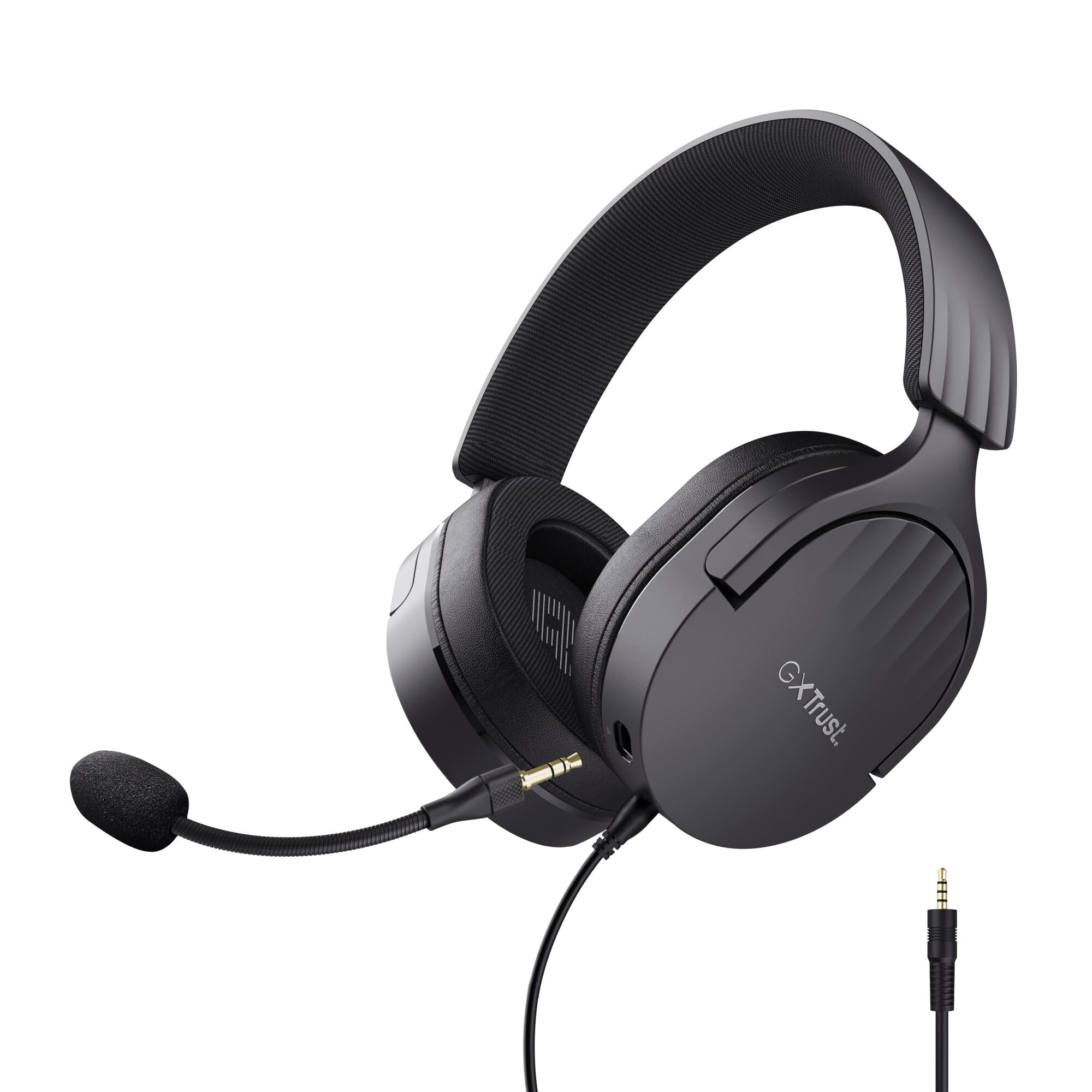 Trust Gaming GXT 489 Fayzo Gaming Headset for PC, PS5, PS4, Xbox Series X|S, Switch, Mobile, 3.5 mm Jack, 85% Recycled Plastics,