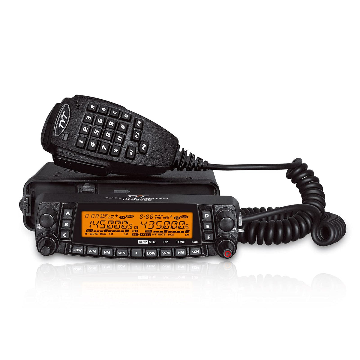 Tyt Th 9800D Plus Version Quad Band Cross Band 50W Mobile Transceiver Vehicle Radio Amateur Base Station, Cable/Software Incl Bl