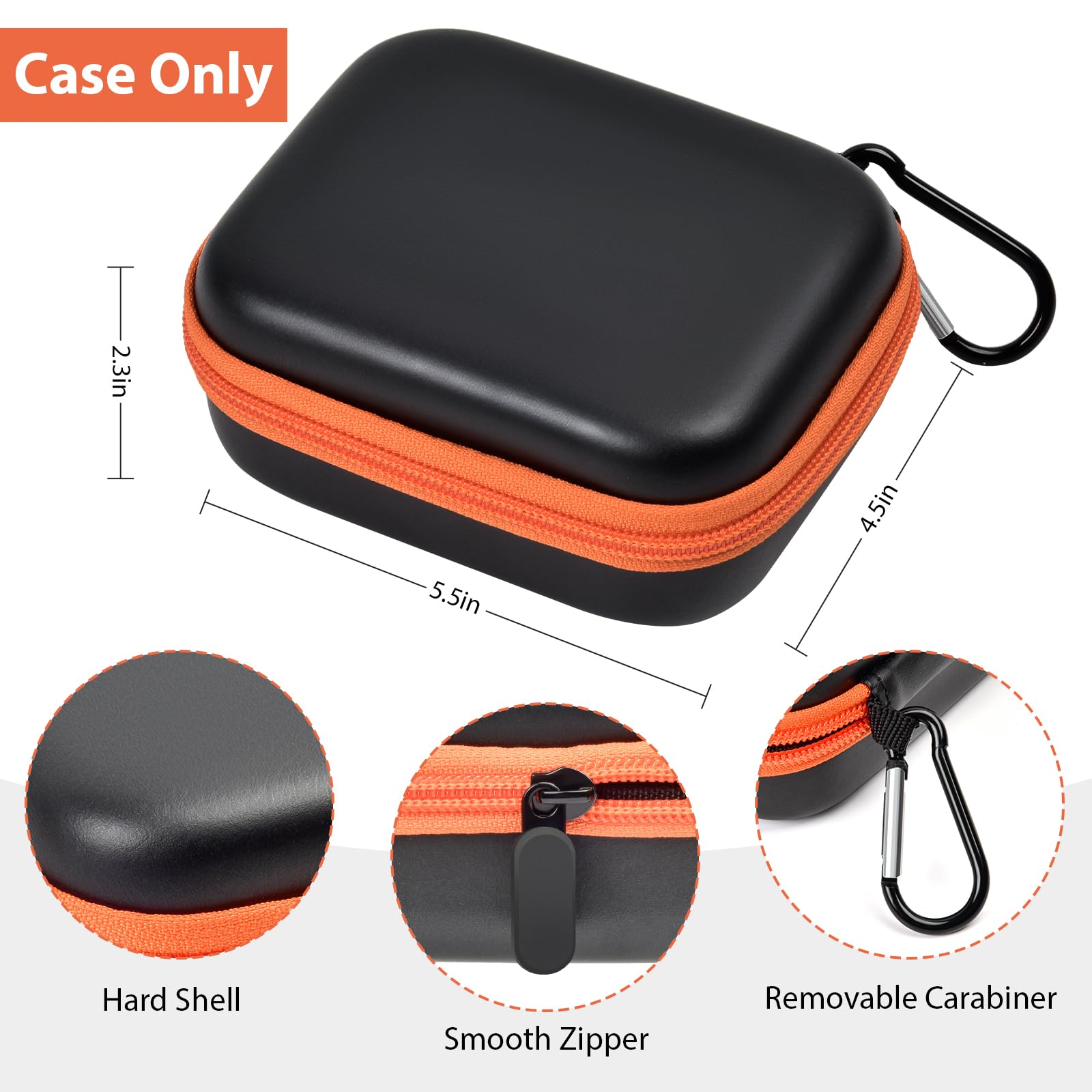 Againmore Hard Case Compatible With Garmin Inreach Mini 2/010 01879 00 Inreach Mini, Portable Satellite Communicator Storage Bag