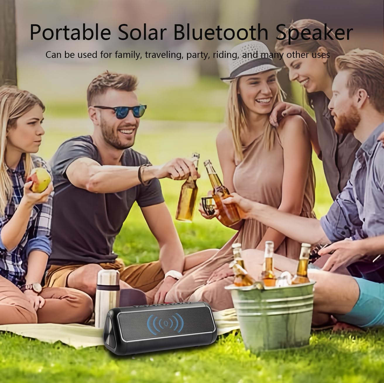 Solar Bluetooth Speaker Portable