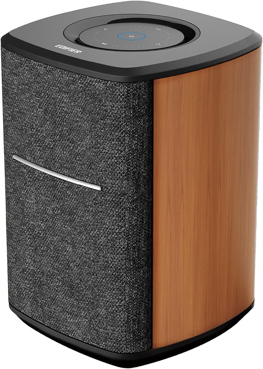 Edifier WiFi Smart Speaker Without Microphone, Works with Alexa, Supports AirPlay 2, Spotify Connect, Tidal Connect, 40W RMS One