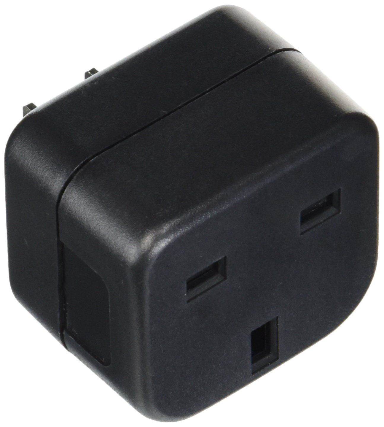 Vct Vp18 Uk To Usa Plug Adapter Converts 3 Pin British Plug To 3 Prong Grounded Usa Wall Plug,Black