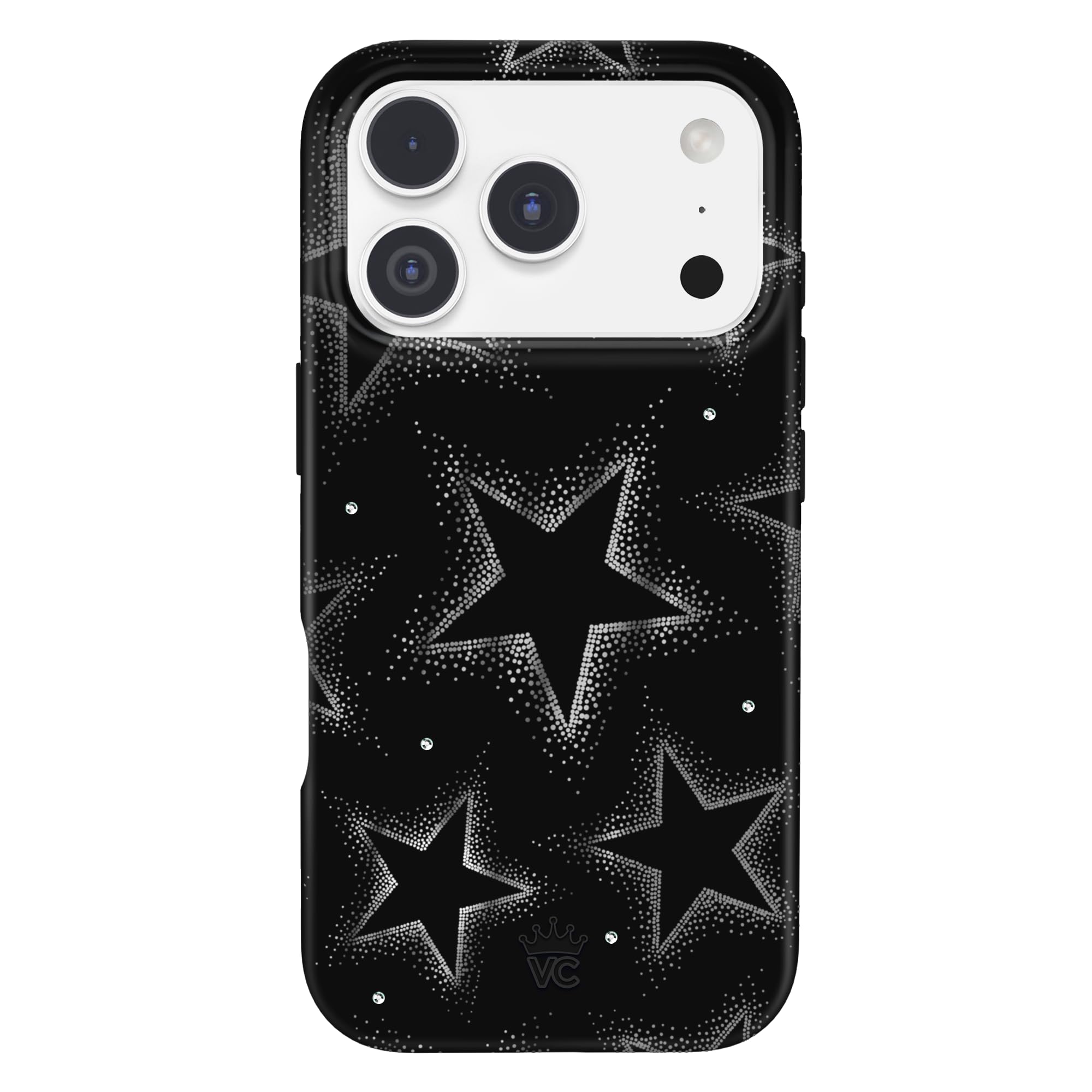 VELVET CAVIAR Case for iPhone 17 Pro | Compatible with MagSafe | 10ft Drop Tested | Protective Designer Cases | Crystal Chrome S