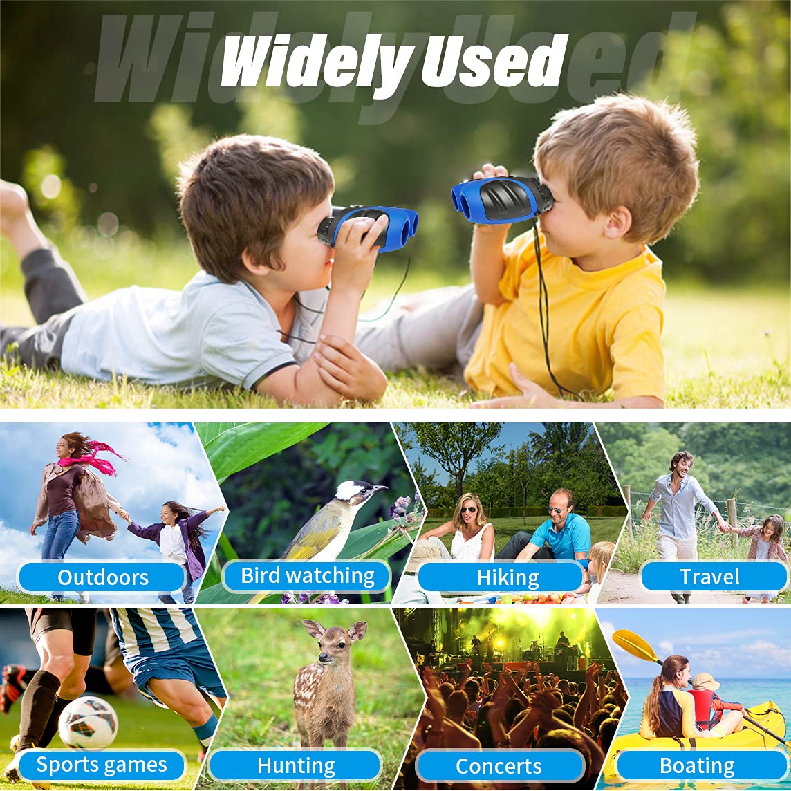 Perfect Binoculars For Kids, Vnvdflm Compact Waterproof Binoculars For Teens Boys Girls Birthday, Outdoor Telescope Toys For Boy