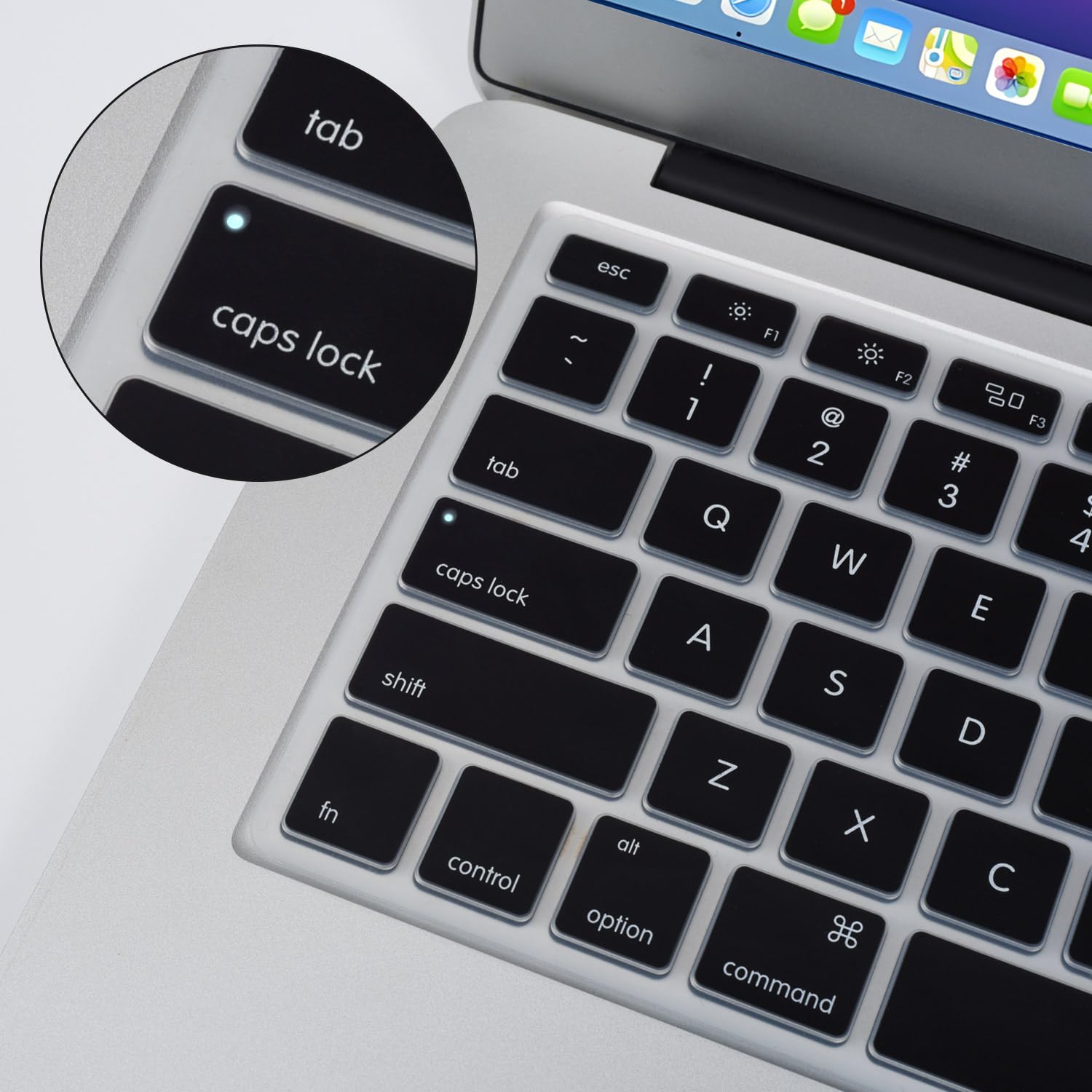 Casebuy Macbook Air 13 Inch Keyboard Cover For 2012 2017 Macbook Air 13 Inch A1369 A1466 & Macbook Pro 13 Inch, 15 Inch(With Or