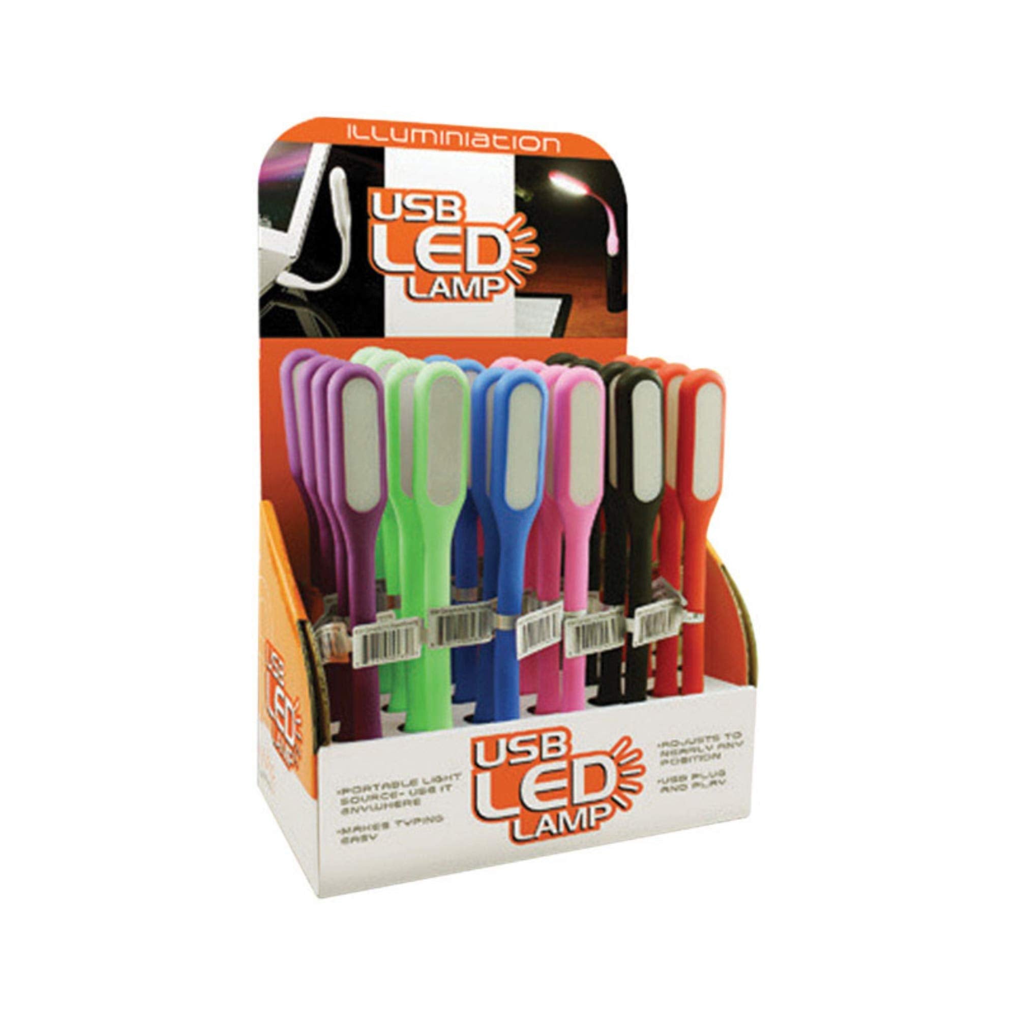 Killer Concepts Usb Portable Led Lamp Reading Task Light One Random Color