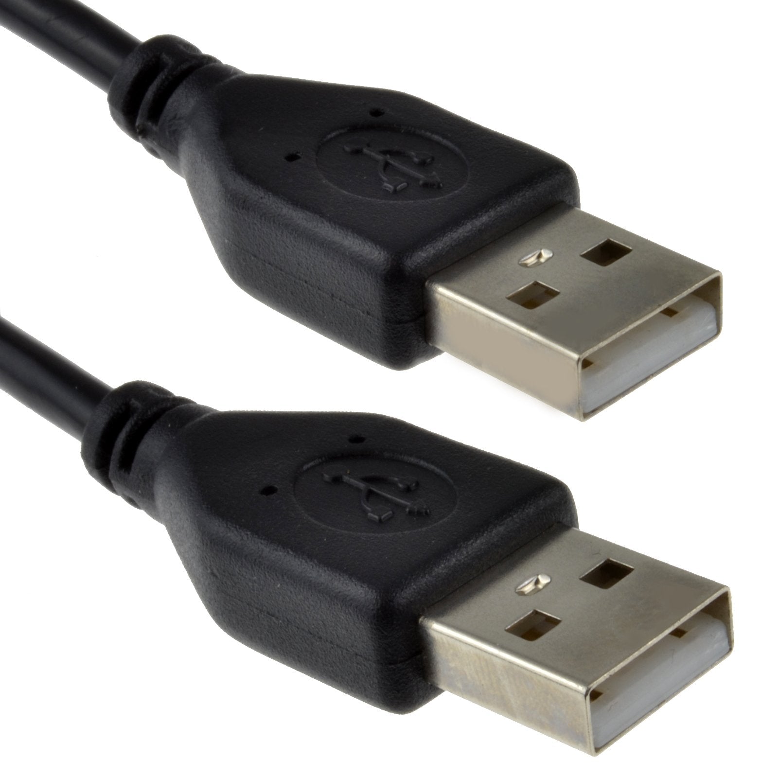 Kenable Usb 2.0 24Awg A To A (Male To Male) High Speed Black Cable 2M (~6 Feet)