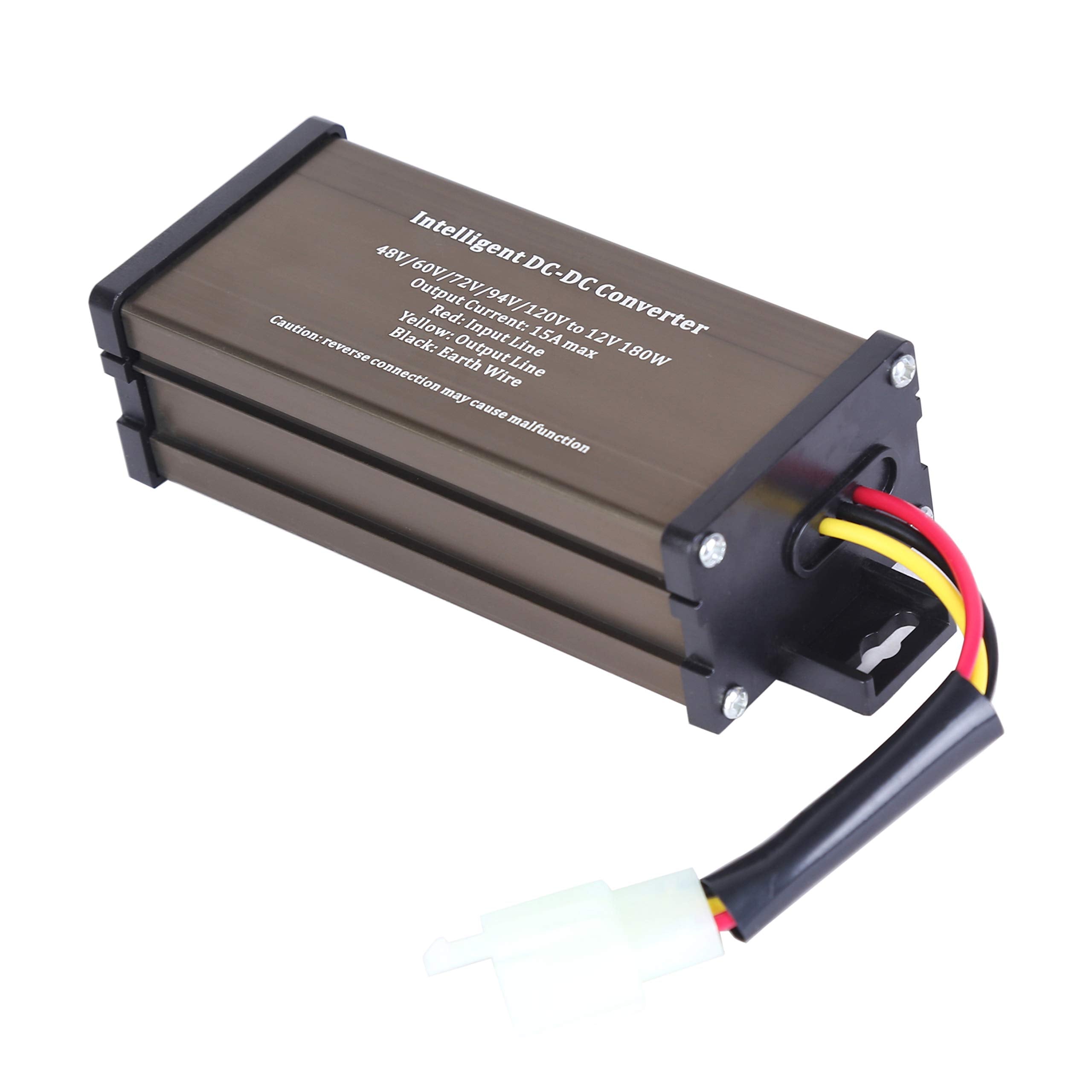 Pro Chaser Dc Dc 120V 108V 96V 84V 72V 60V 48V Volt Voltage To 12V Step Down Voltage Reducer Regulator 180W 15A For Scooters & B