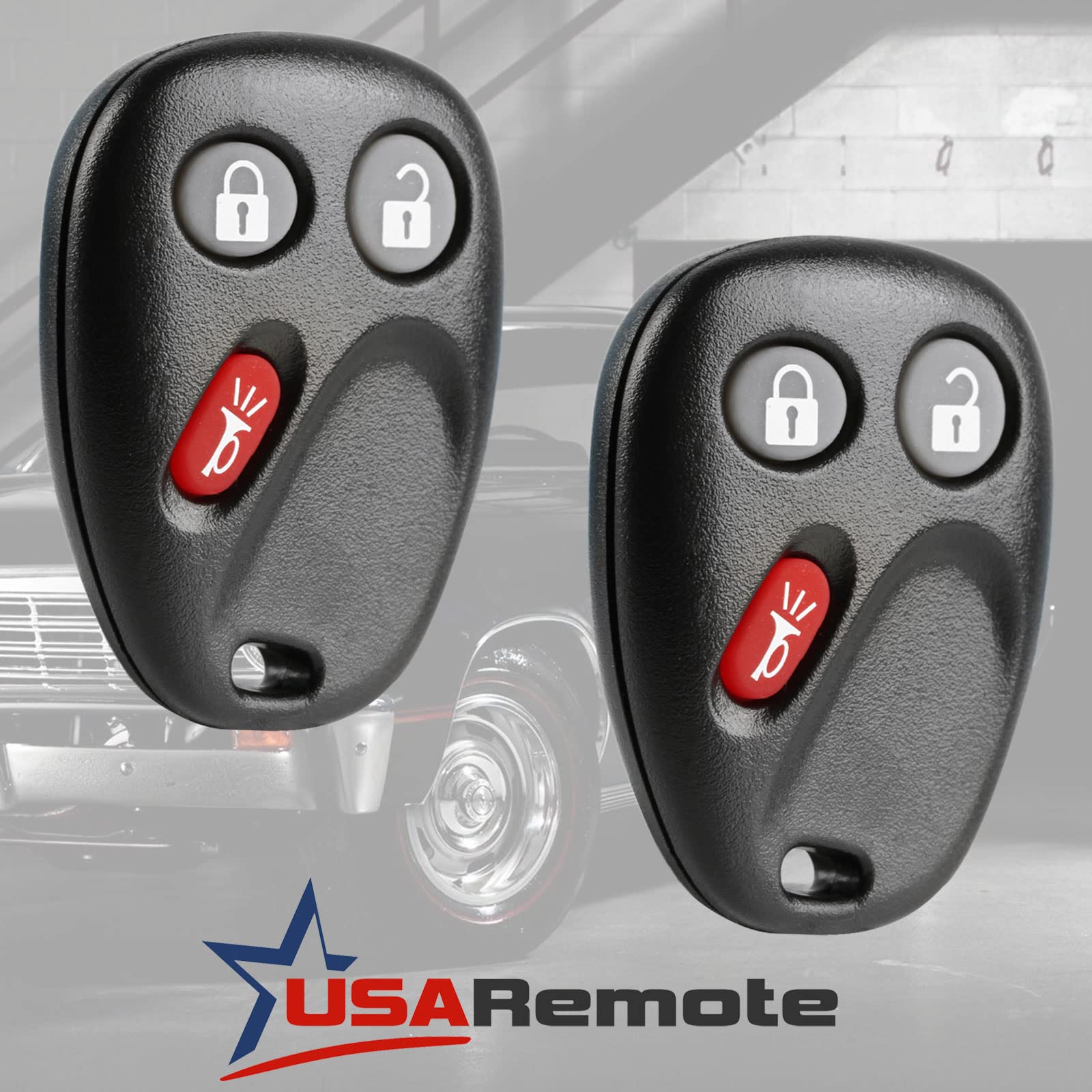 Car Key Fob Keyless Entry Remote Fits Buick Rainier / Chevy Trailblazer / Gmc Envoy / Isuzu Ascender / Oldsmobile Bravada (Fits