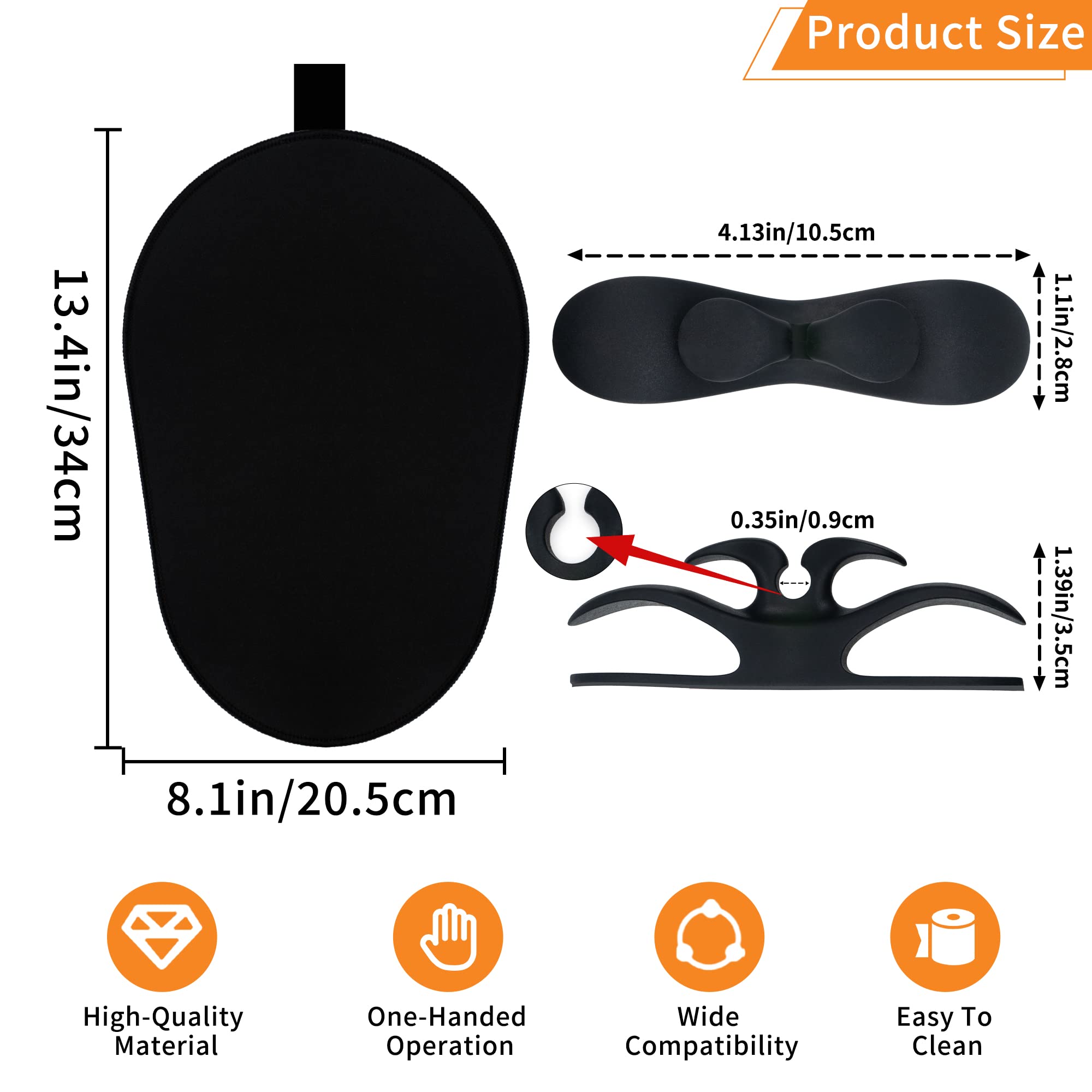 Sliding Mat For Kitchenaid Mixer With 2 Black Kitchen Accessories, Mover Slider Mat Pad For 5 8 Qt Bowl Lift Stand Mixer, Kitche