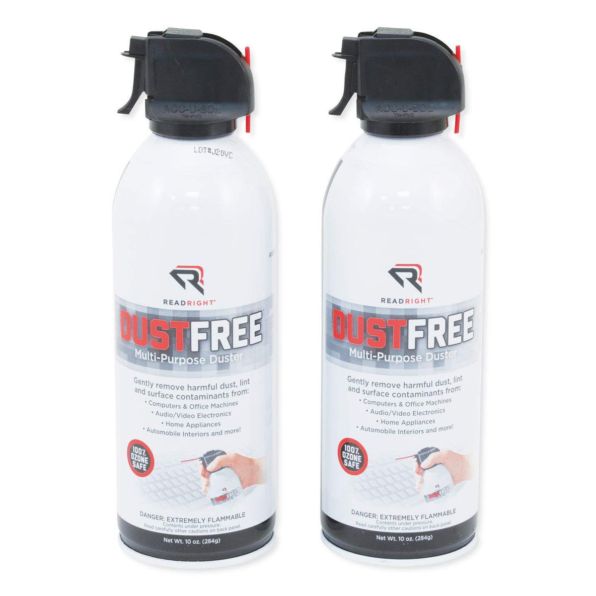 Read Right Rr3722 Dustfree Multipurpose Duster 2 10Oz Cans/Pack