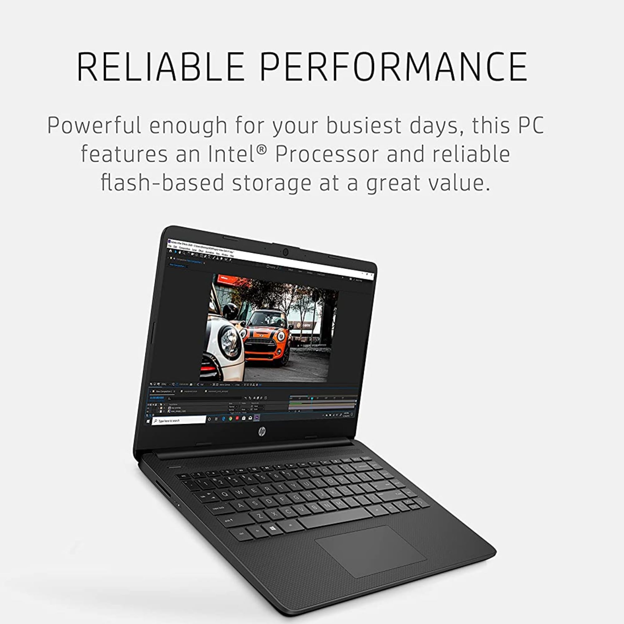 Hp 14-Inch Laptop | Thin, Lightweight, & Powerful | 16Gb Ram | 512Gb External Storage | 64Gb Storage Onboard | Free Ai Enabled M