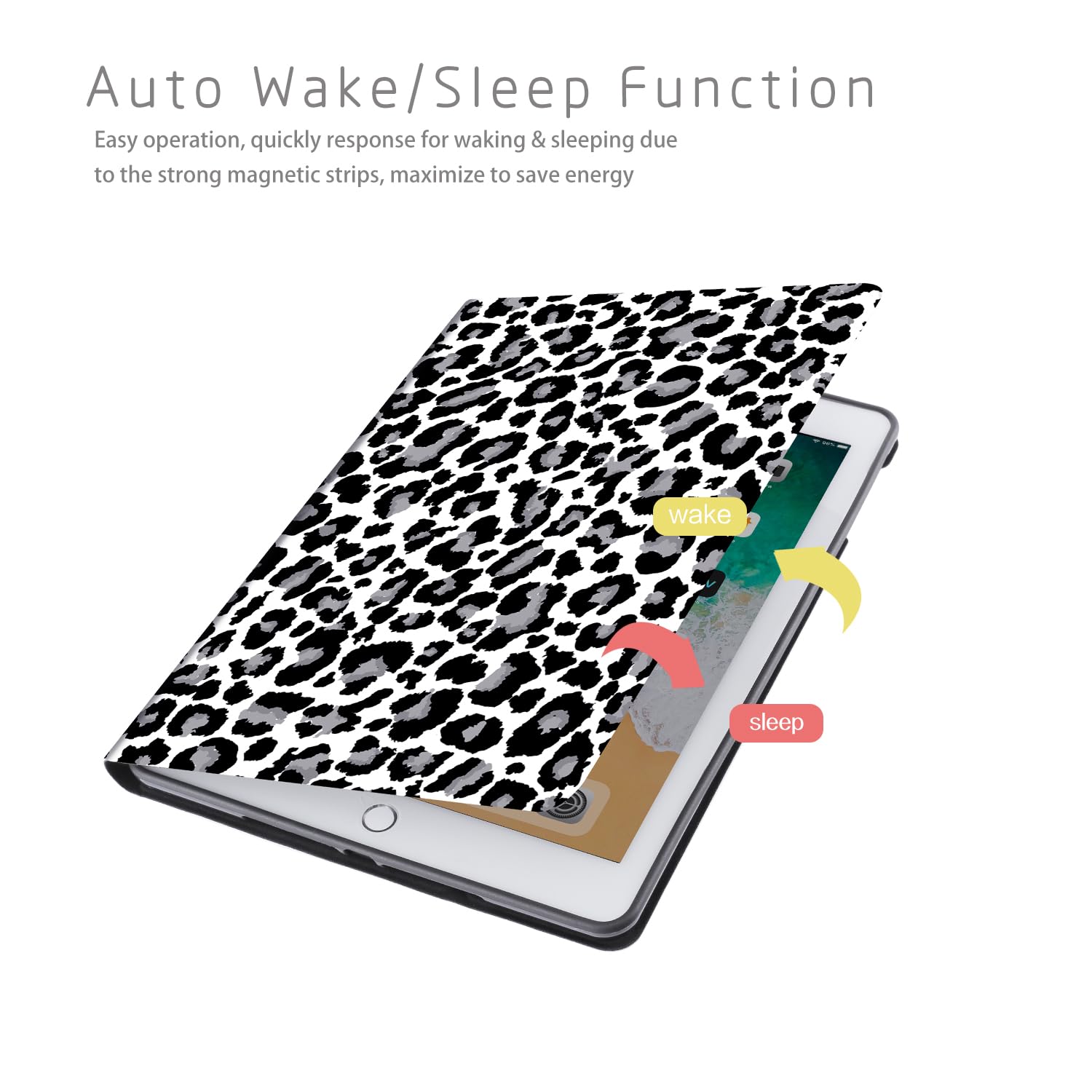 Ipad Air 2 Case Leopard, Ipad Case 6Th Generation, Ipad 5Th Generation Case, Ipad Air 1 Case, Ipad 9.7 Case For Girls Women, Ipa