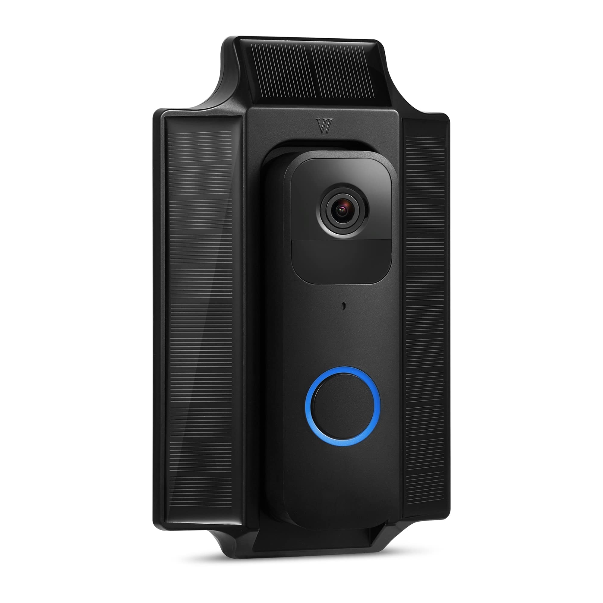 Wasserstein Solar Charger And Mount   Compatible With Blink Video Doorbell   Solar Power For Your Blink Video Doorbell (Black)