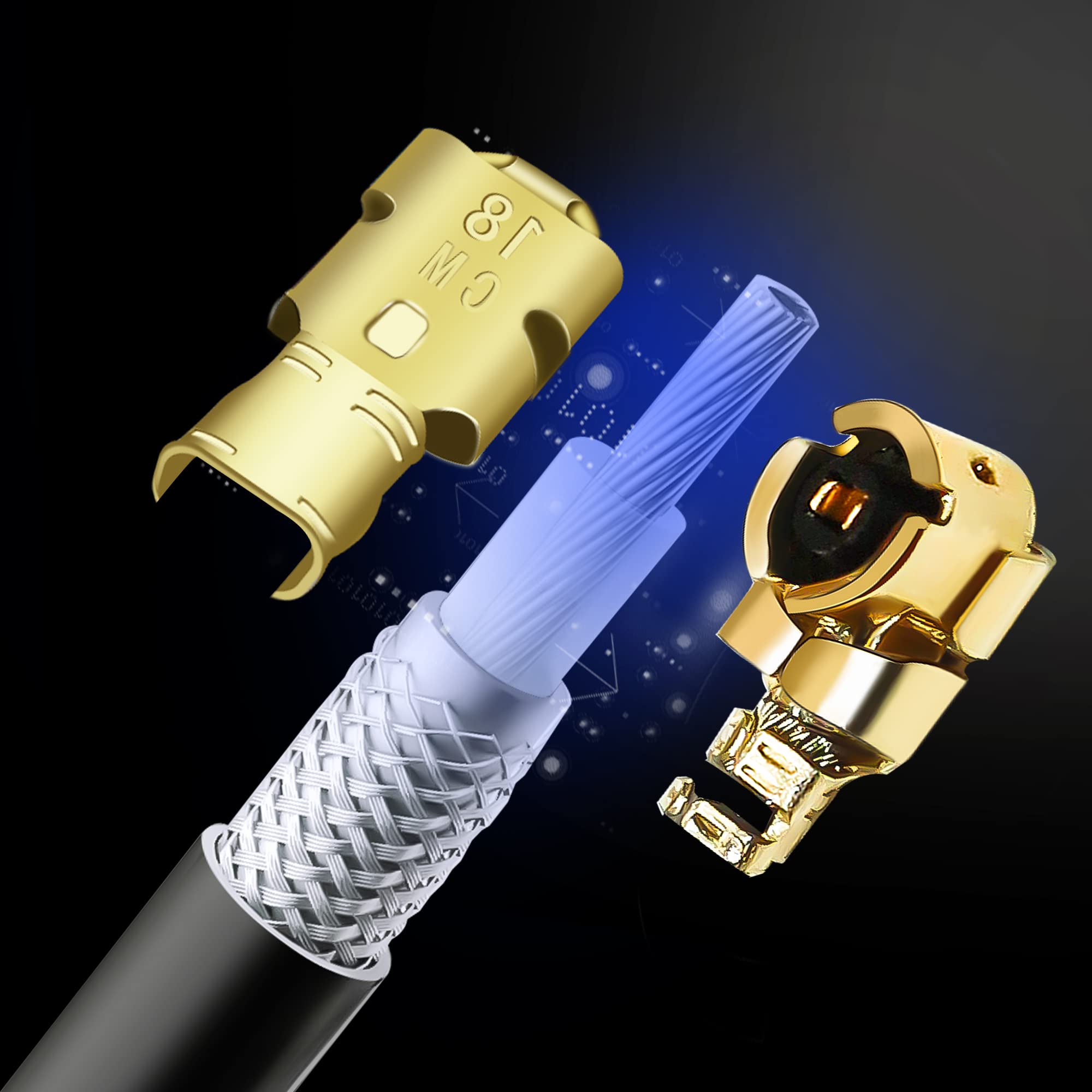 TUOLNK WiFi Antenna Pigtail Cable U.FL IPEX to RP-SMA Female Right Angle 1.13mm 12inch (30cm) 5 Pack