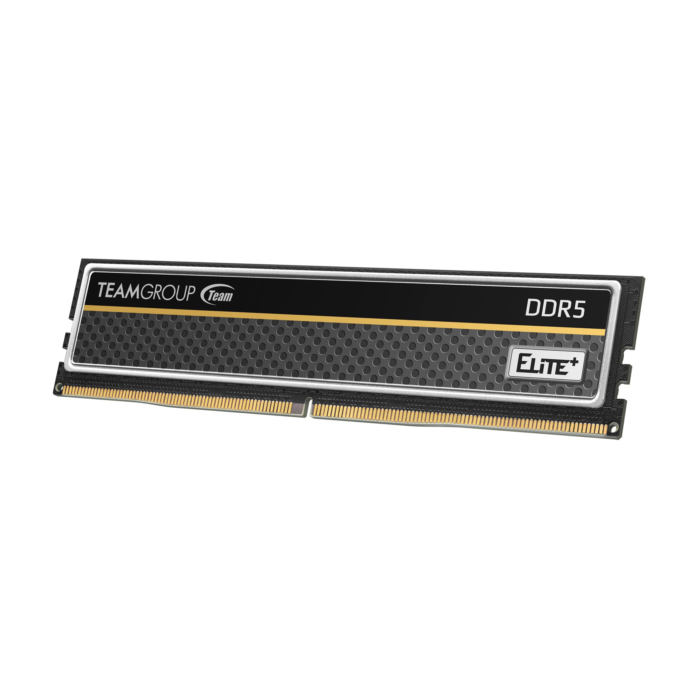 Teamgroup Elite Plus Ddr5 16Gb 5600Mhz Pc5 44800 Cl46 Unbuffered Non Ecc 1.1V Udimm 288 Pin Desktop Memory Module Ram (Black)