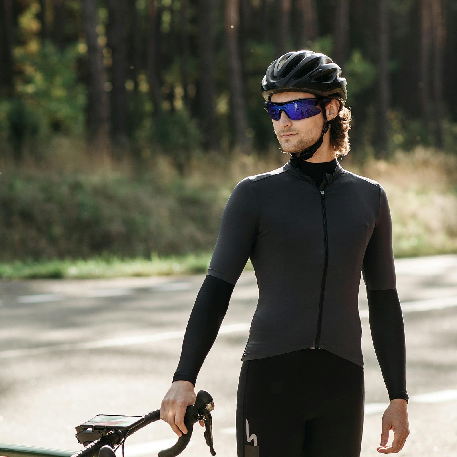 Wowrio Smart Sport Glasses For Cycling Bluetooth Sunglasses For Men & Women: Wireless Headset With Open Ear Stereo Audio, Smart