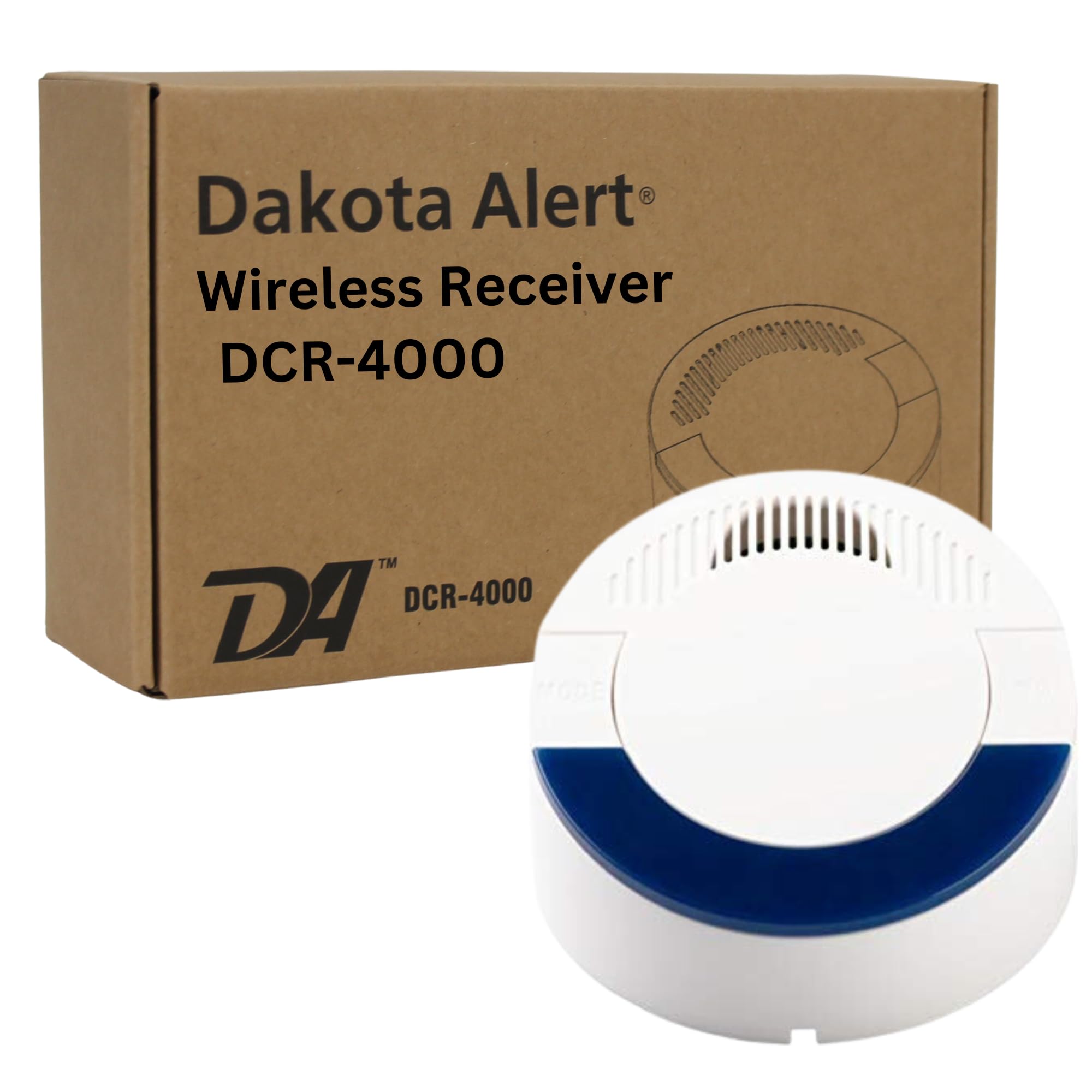 Dakota Alert Wireless Receiver  Dcr 4000 Up To 1 Mile Operating Range   Compatible With All Dakota Alert 4000 Series Sensors: Sbb 4000, Dcht 4000, Dcmt 4000, Dcpt 4000, And Ut 4000 Transmitters
