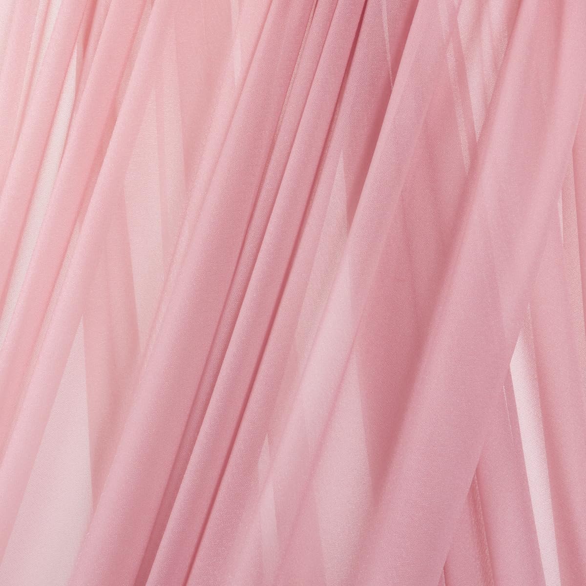 Mlmc Wedding Arch Draping Fabric 1 Panel 29'' X 20Ft Dusty Rose Chiffon Drapery Sheer Backdrop Curtains For Ceremony Wedding Par