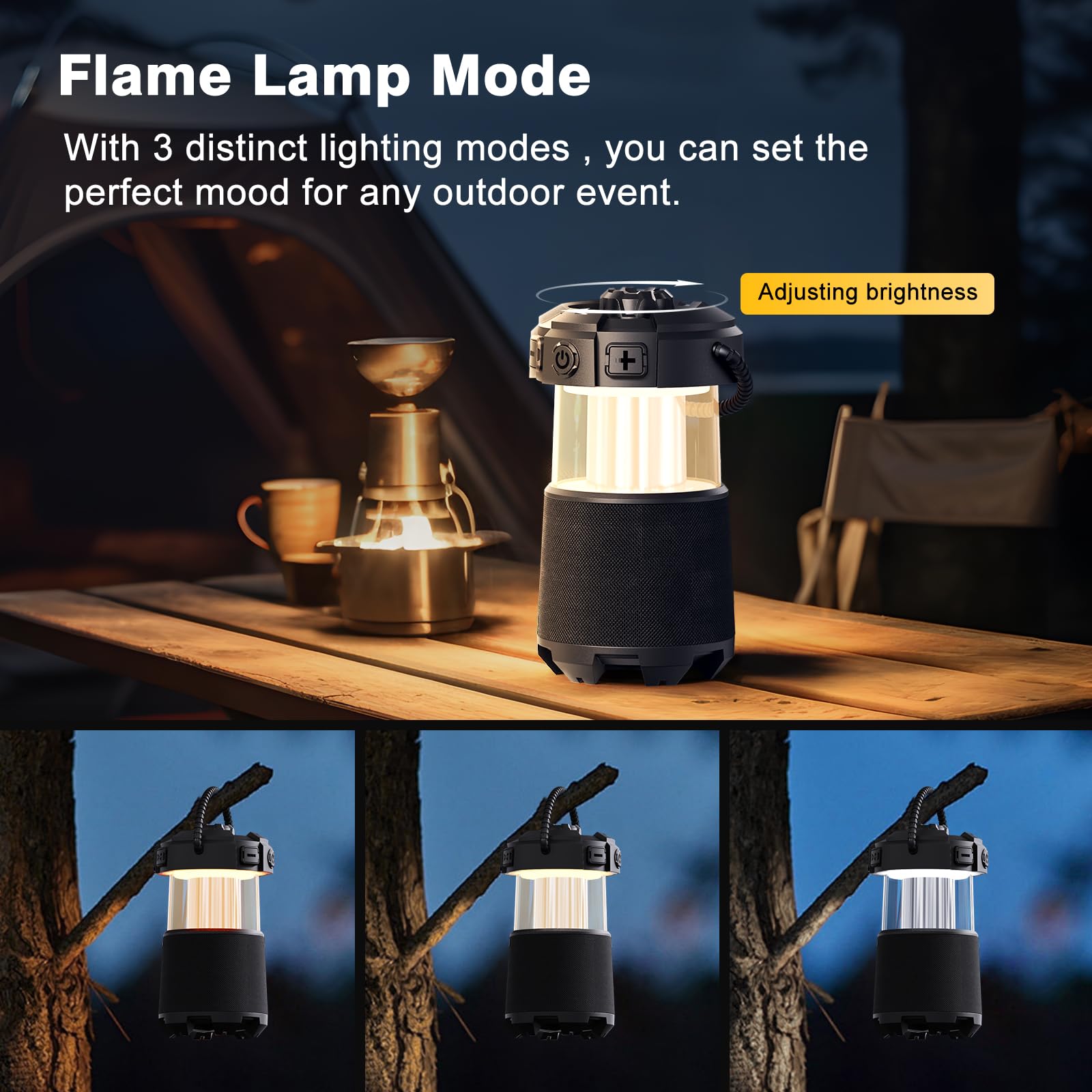 Trunyee Ipx5 Waterproof Outdoor Speakers, 360 Surround Stero Portable Wireless Speakers With [Bt5.3 Tws Connection] For Camping,