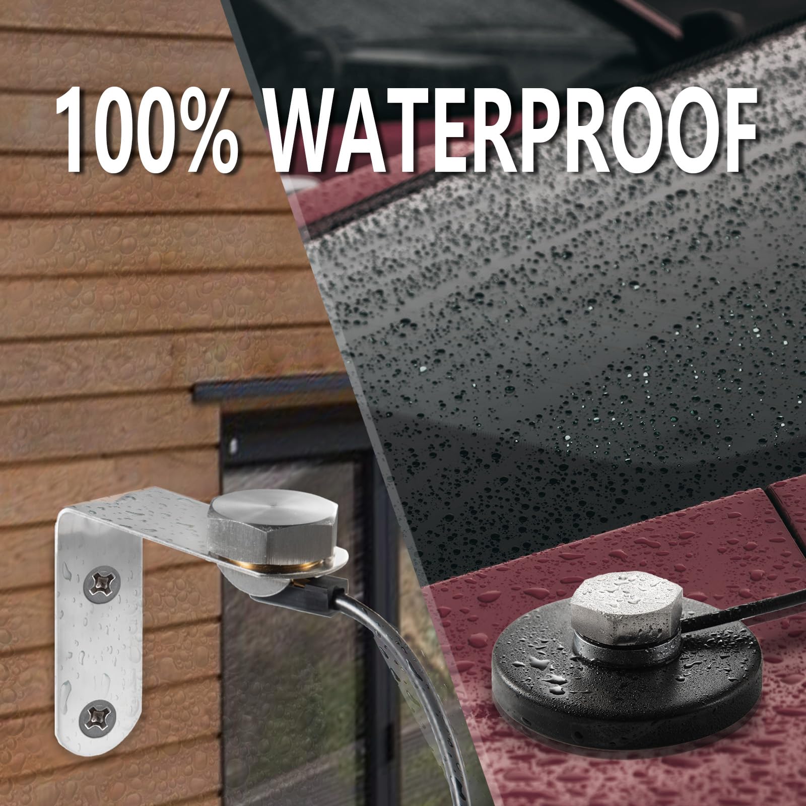 304 Stainless Steel Heavy Duty Nmo Antenna Mount Cap With O Ring Seal Dust Weather Rain Protective Cover (Pack Of 2), Eifagur