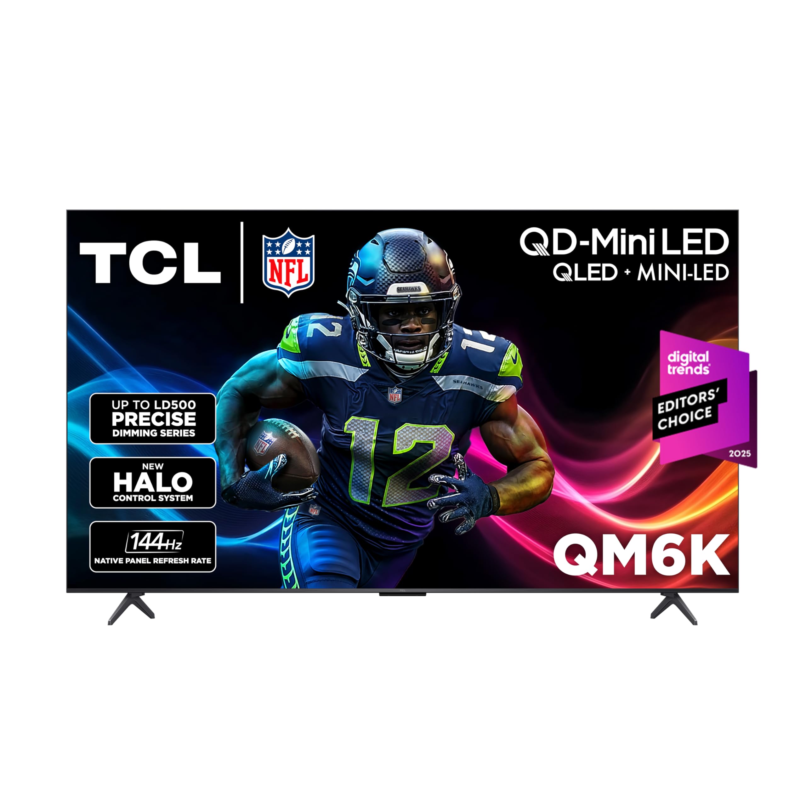 TCL 55 Inch Class QM6K Series | Mini LED QLED 4K HDR | 55QM6K, 2025 Model | 120HZ-144HZ High Brightness Smart Google TV Dolby At