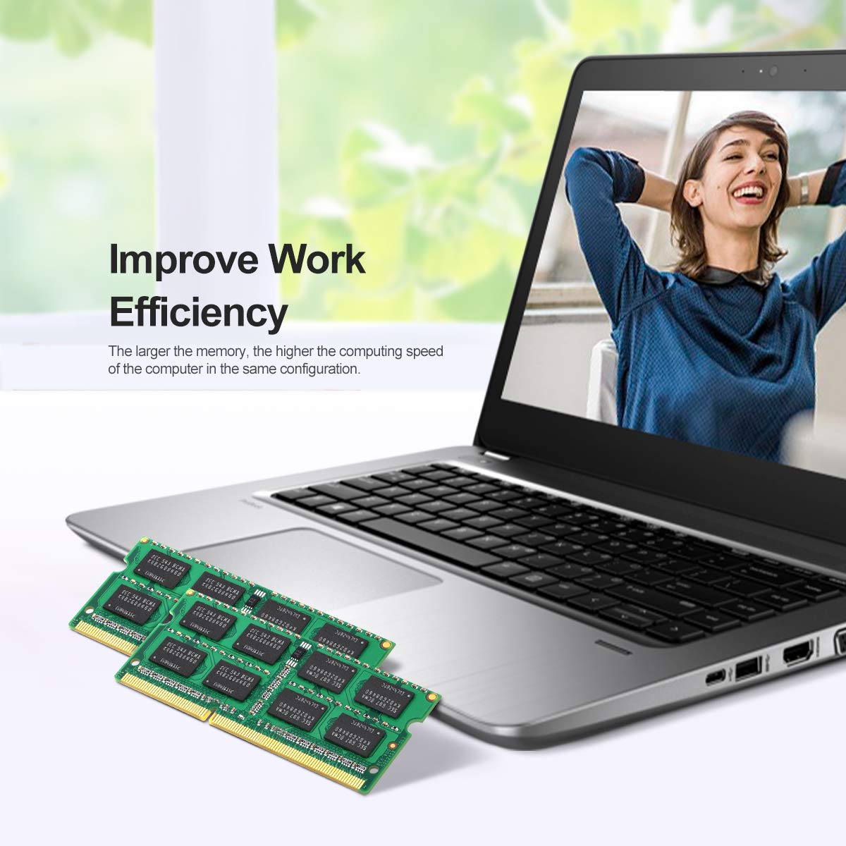 Rasalas Ddr3L 16Gb Kit (2X8Gb) Pc3L 12800S Ddr3L 1600Mhz 8Gb 2Rx8 Pc3 12800 1.35V 204 Pin Cl11 Non Ecc Unbuffered Laptop Memory