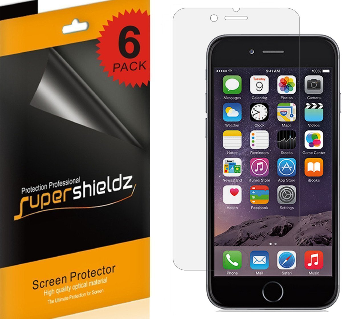 Supershieldz (6 Pack) Anti Glare And Anti Fingerprint (Matte) Screen Protector Designed For Apple Iphone 6S Plus And Iphone 6 Pl