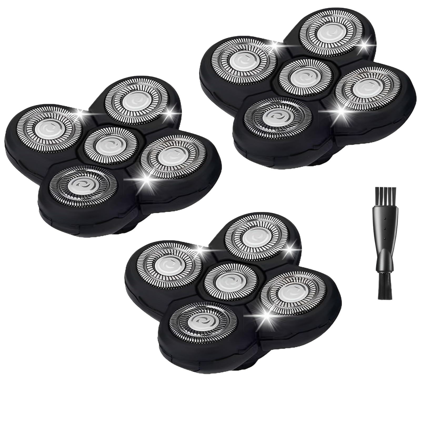 Head Shaver Replacement Blades Compatible With Groomi Baldie Pro Head Shaver,3Packs Oem.