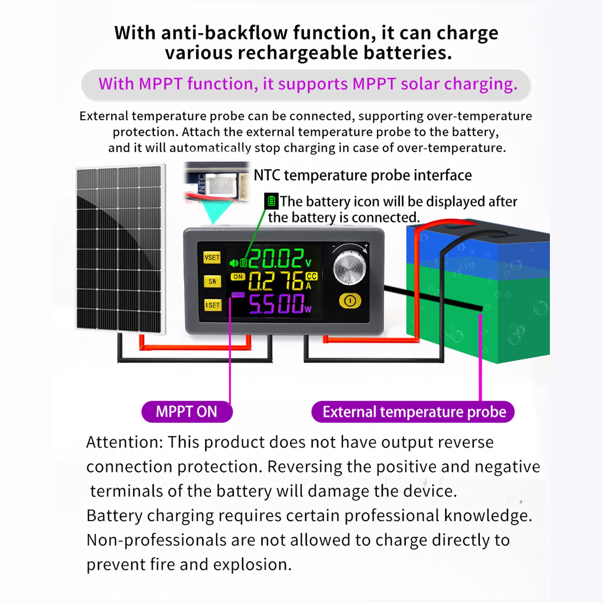 Sk 120 120W Buck Boost Power Converter Cc Cv 6 36V To 0 36V With Color Display Dc To Dc Power Converter 5V 6V 12V 24V Power Modu