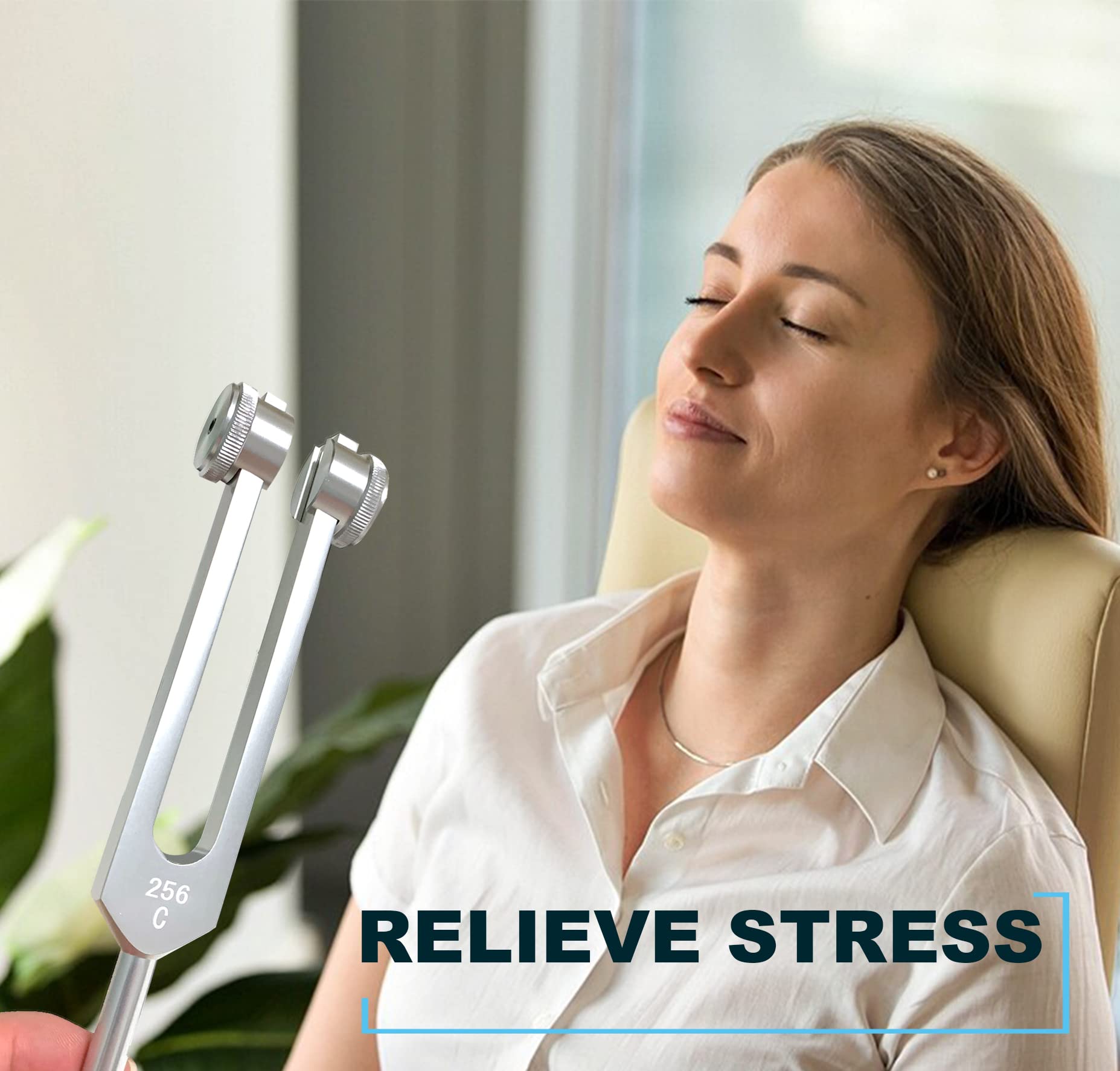 Tuning Fork Set (128Hz, 256Hz, 512Hz), Body Tuning Forks Chakra Set, For Medical Sound Healing Therapy, Meditation, Dna Repair,