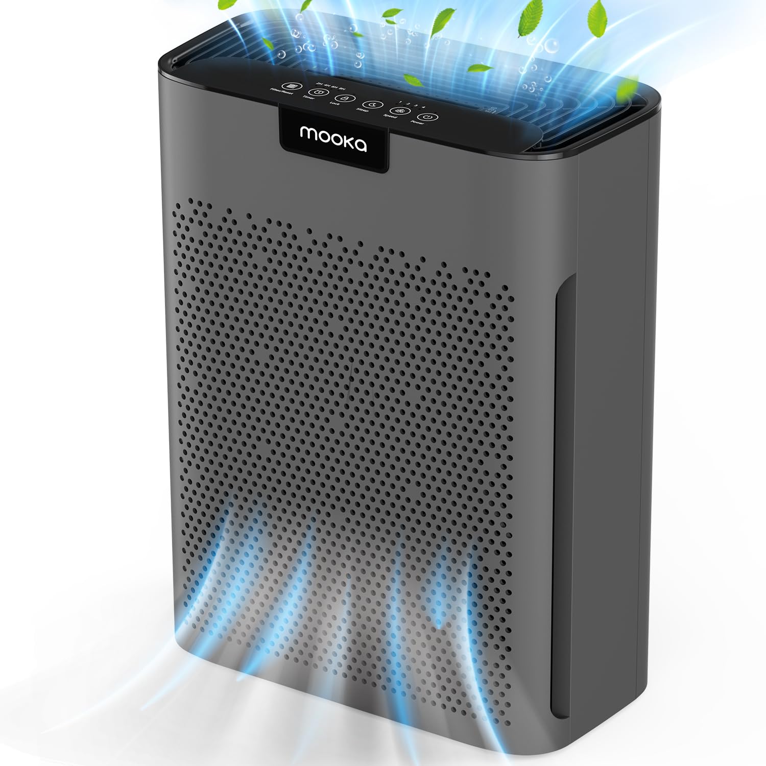 Air Purifiers for Home Large Room 2200 Ft with Washable Filters, MOOKA HEPA Filter Pet Air Purifier for Bedroom with Fragrance, 