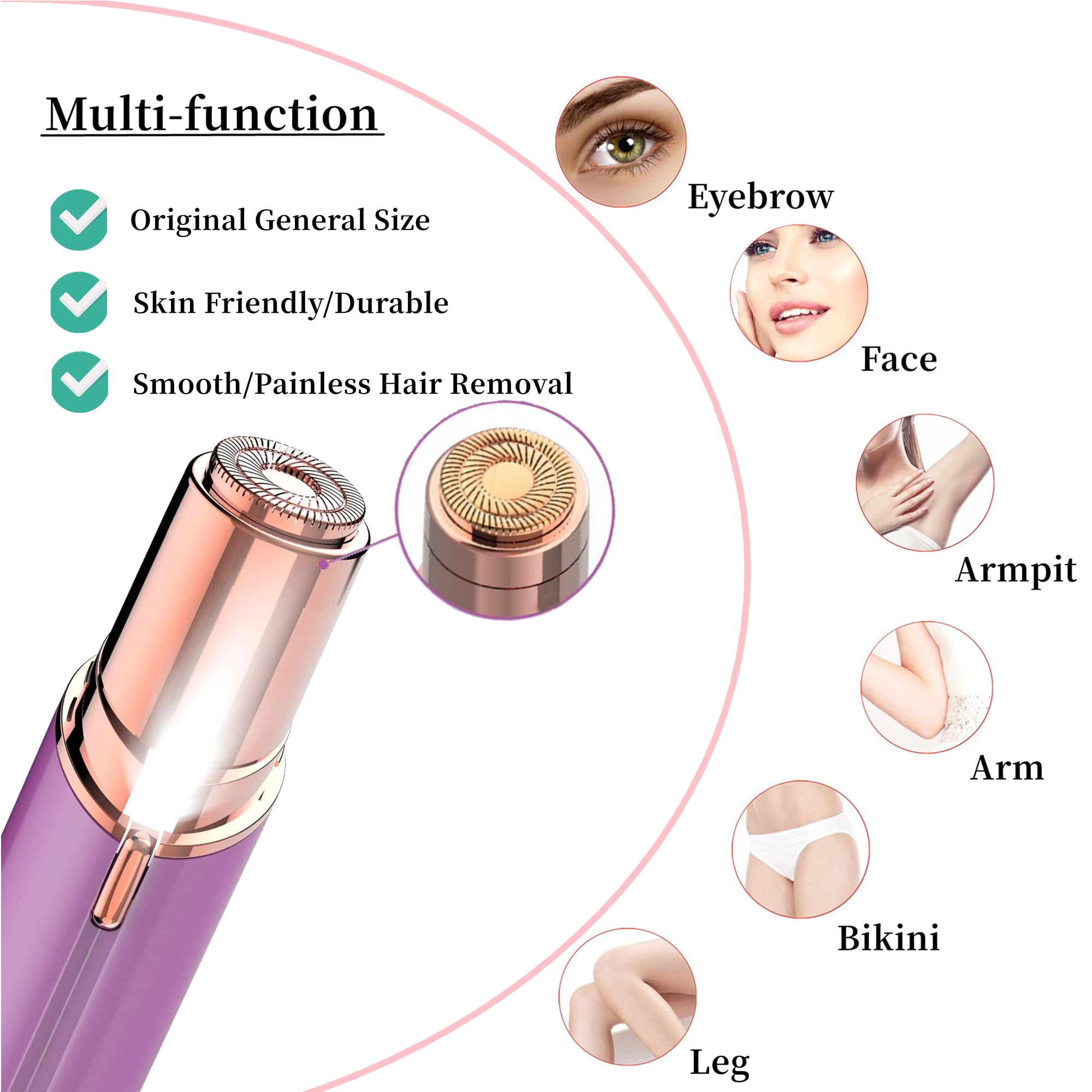 Finishing Touch Flawless Facial Hair Remover Replacement Heads Gen 2 - Thumbnail 2