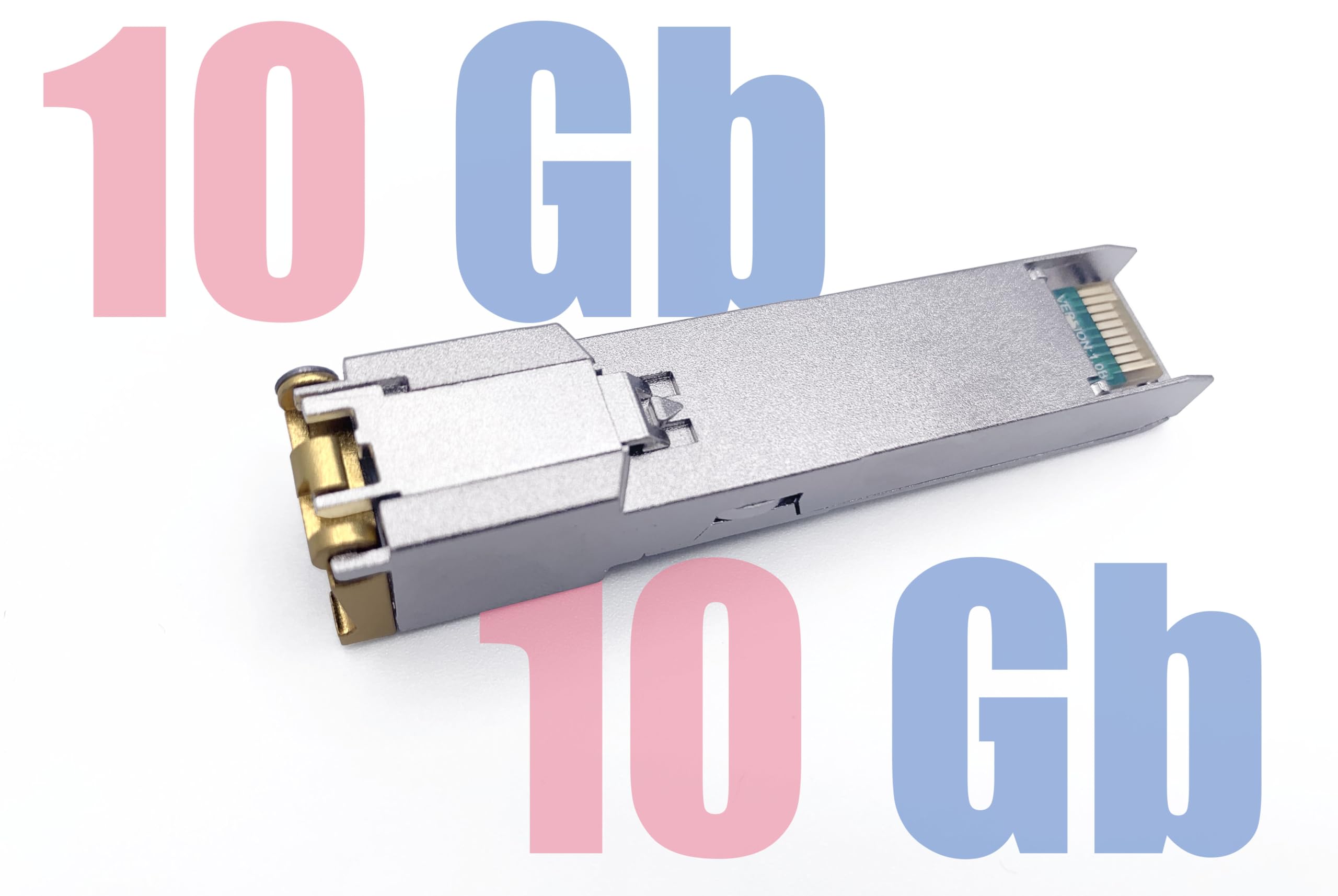 Elfcam   10G Sfp+ Transceiver Module With Rj45 Port, 10Gb Sfp+ Module 10Gbase T 30M