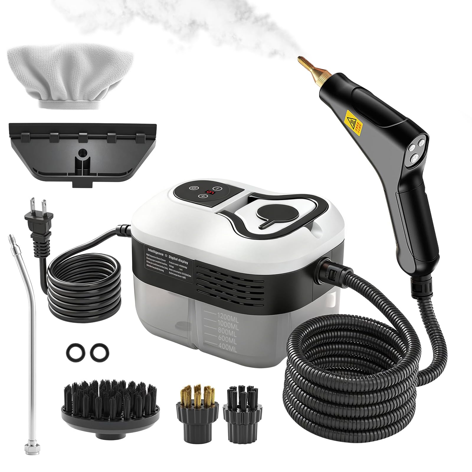 SRGARH Steam Cleaner, 6Level Adjustable Steamer for Cleaning for Home, Car