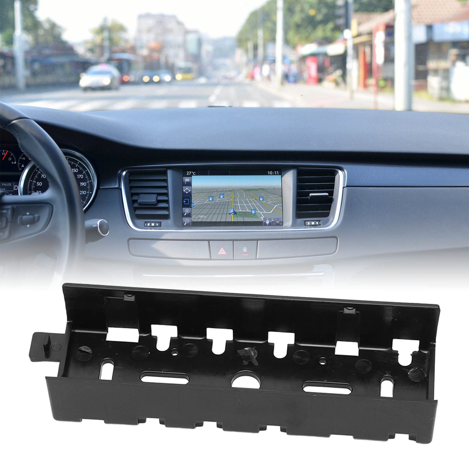 Radio Mounting Bracket, Universal Mobile Radio Panel Mount Bracket For Yaesu 8800 8800R 8900, For Th 9800 And Other Mobile Radios