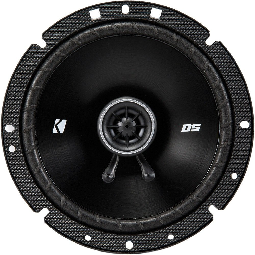 Kicker Speakers 6.75 Inch For Jeep Wrangler 2007-2017 Upgrade Kit - 4 Pack Of Ds Series With Adapters And Harness, Coaxial 6 3/4