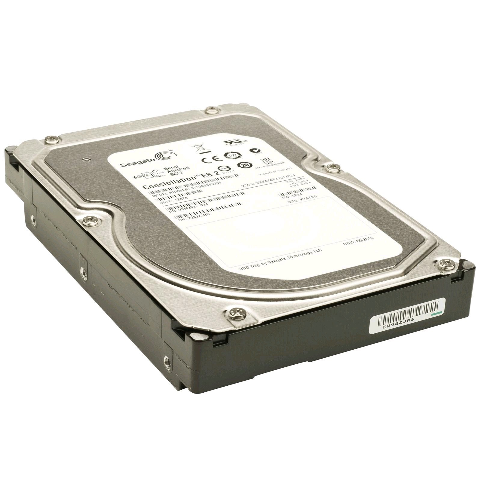 Seagate Constellation Es 1 Tb 7200 Rpm Sas 2.0 6 Gb/S 16 Mb Cache 3.5 Inch Hard Drive   St31000424Ss