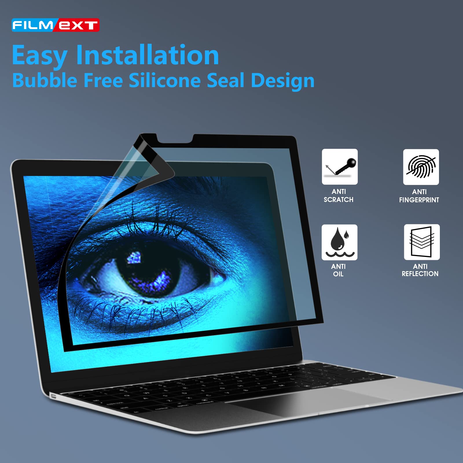 Filmext For Macbook Pro 13 Anti Glare Anti Blue Light Screen Protector Filter, Macbook Pro 13 Inch(2016~2022) M1/M2 Eye Protecti