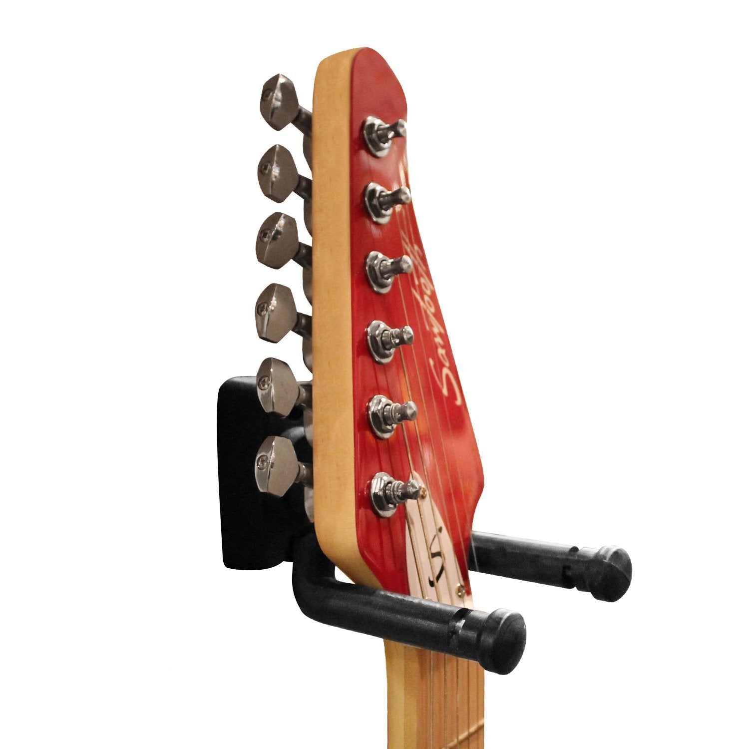 Chromacast Slim Line Guitar Wall Hanger Stand For Guitar, Bass, Ukulele, Violin, Cello, Mandolin, Banjo, Saxophone, & Trumpet, P