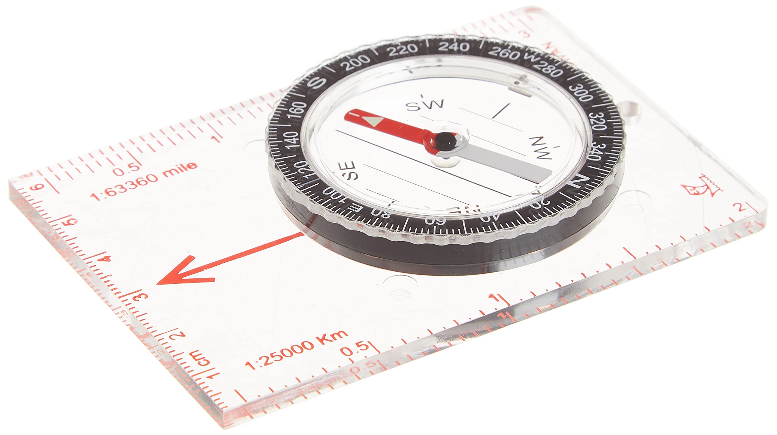 Coghlan'S Map Compass - Lightweight, Durable Navigation Tool For Hiking, Backpacking, Orienteering, Camping, And Outdoor Adventu