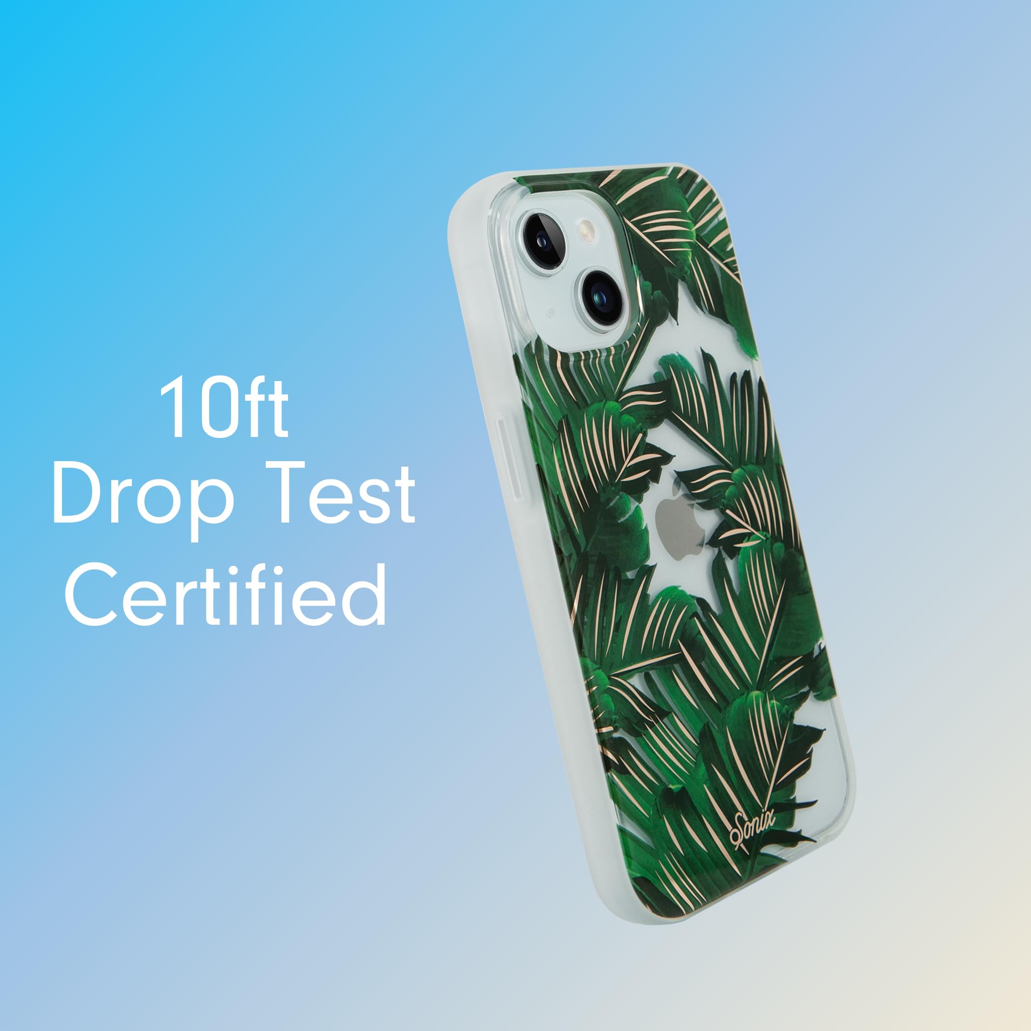 Sonix Case For Iphone 15, 14, 13 | Compatible With Magsafe | 10Ft Drop Tested | Bahama Palm Leaves