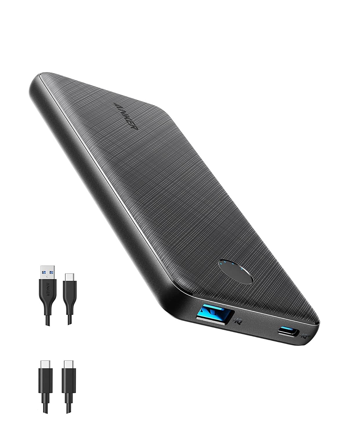 Anker Portable Charger, Usb-C Portablecharger 10000Mah With 20W Power Delivery, 523 Power Bank (Powercore Slim 10K Pd) For Iphon