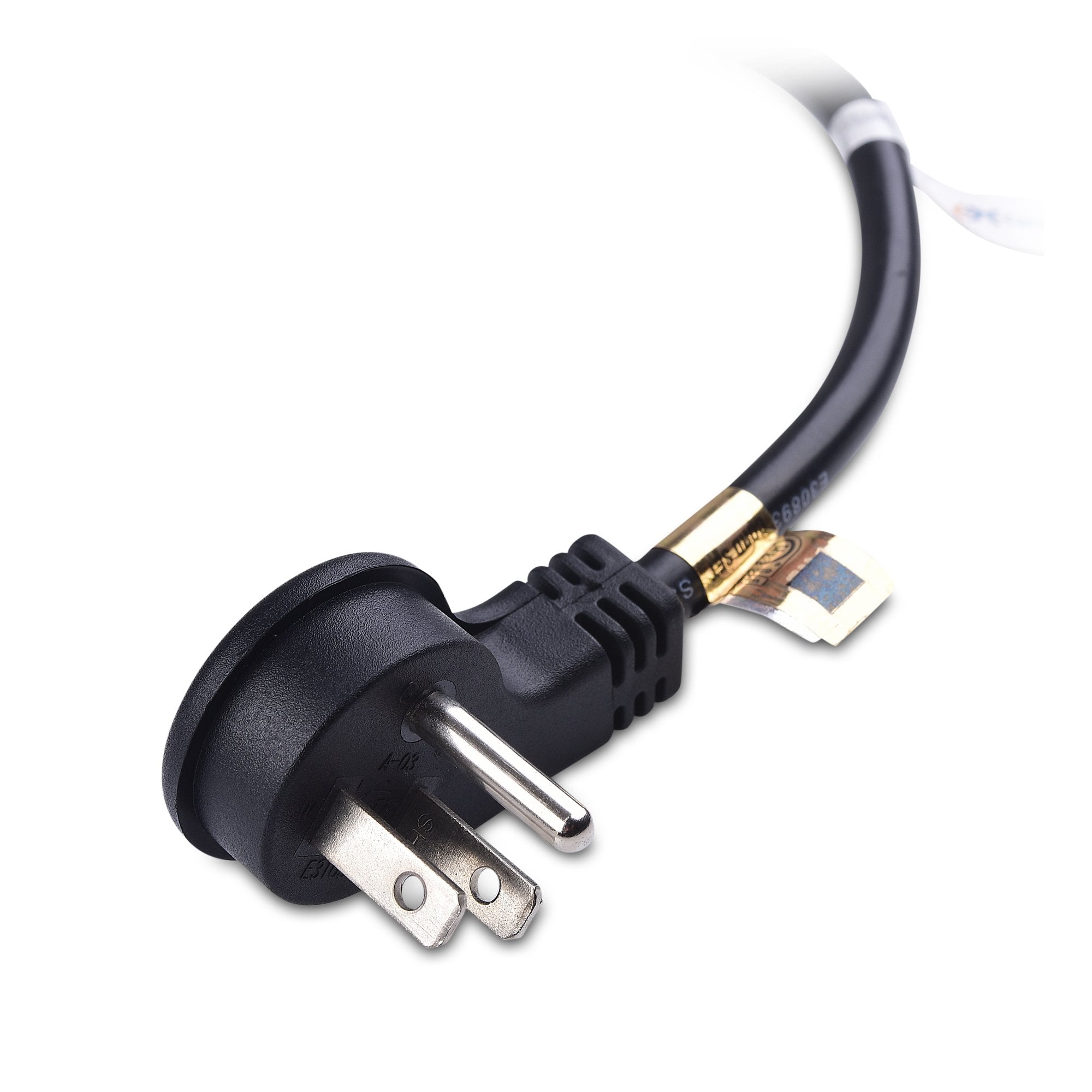 Cable Matters 2 Pack Low Profile Flat Plug Extension Cord (Power Extension Cable) 6 Feet (Nema 5 15P To Nema 5 15R)