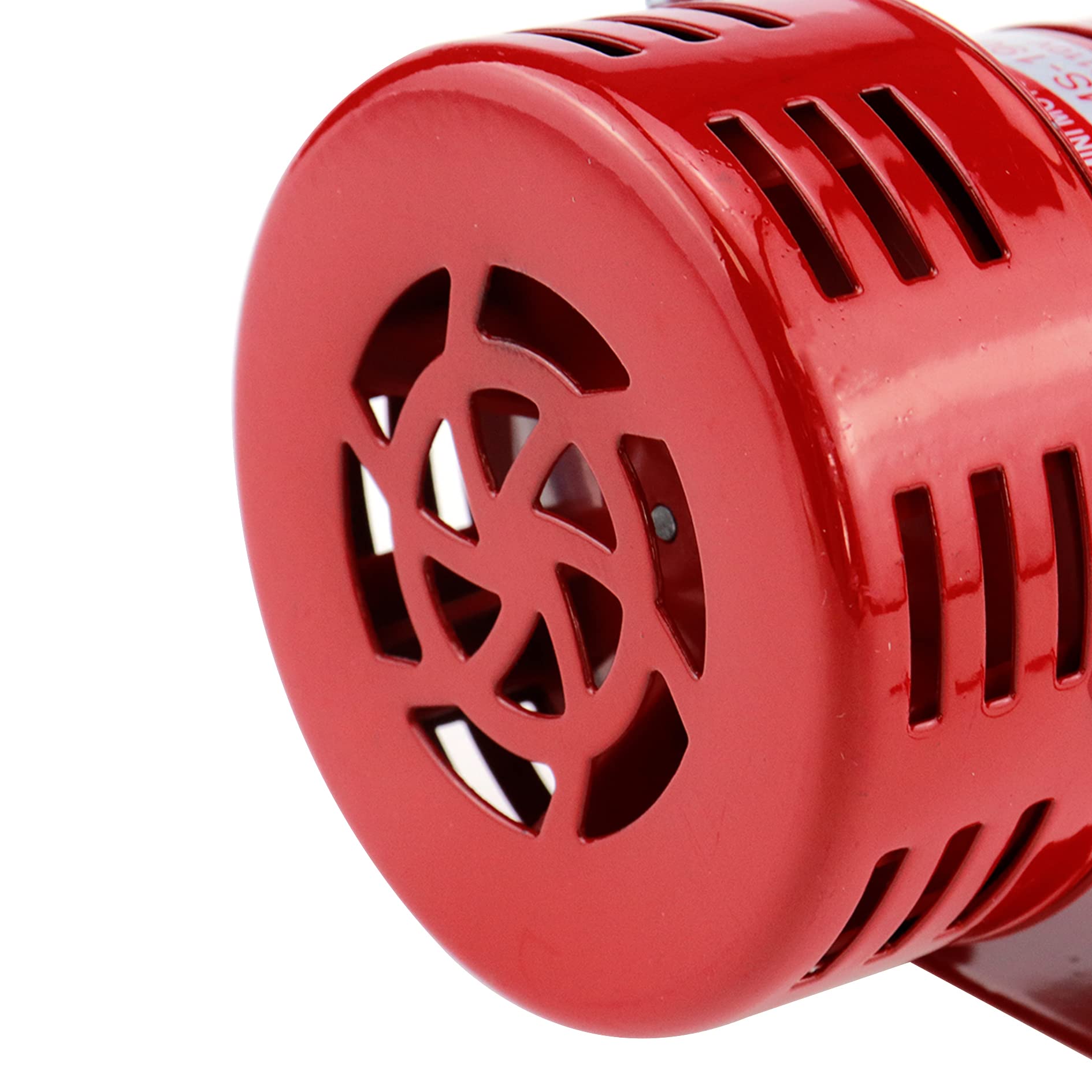 Sydien 1Pc Red Ac 110V 114Db Industrial Motor Alarm Bell Horn Sound Buzzer Siren