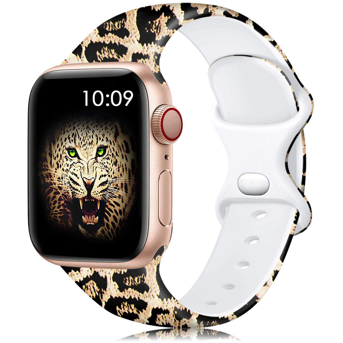 Lerobo Cheetah Band Compatible For Apple Watch Bands Series 9 45Mm 44Mm 42Mm Ultra 2 49Mm Iwatch Se Series 8 7,Series 6 5 4 3 2