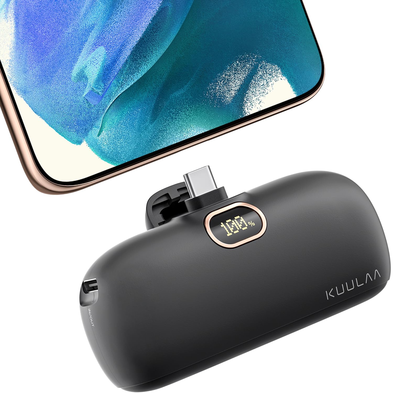 Kuulaa Portable Charger Usb C Power Bank 5000Mah Portable Phone Charger Android 20W Pd 18W Qc 3.0 Fast Charging Battery Pack Cha