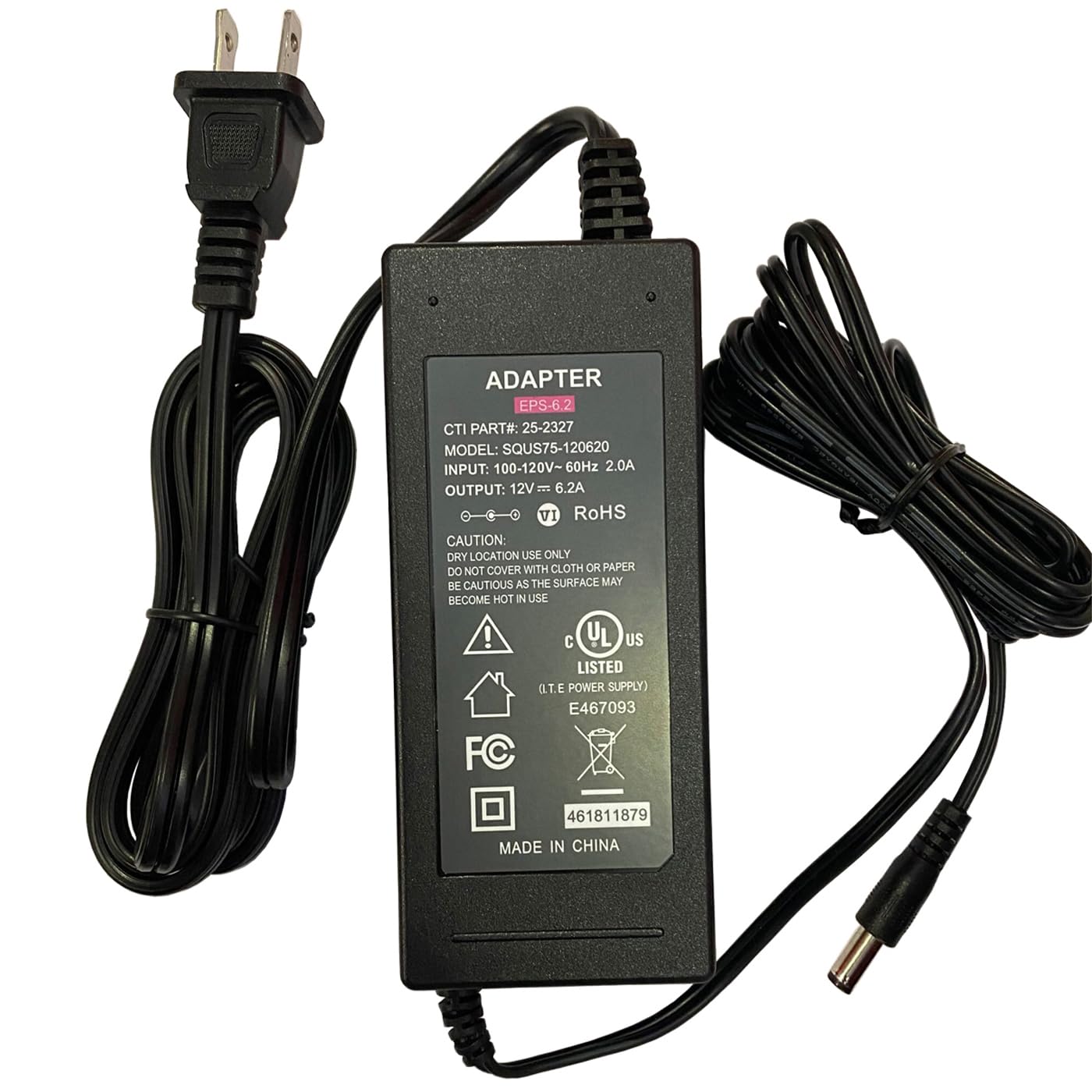 UL Listed 12V 5A AC/DC Adapter Compatible with Acer ED273 ED273U ED273UR ED273A XZ270 Abidpx Wmidx Pbidpx Xbmiipx LED Gaming Mon
